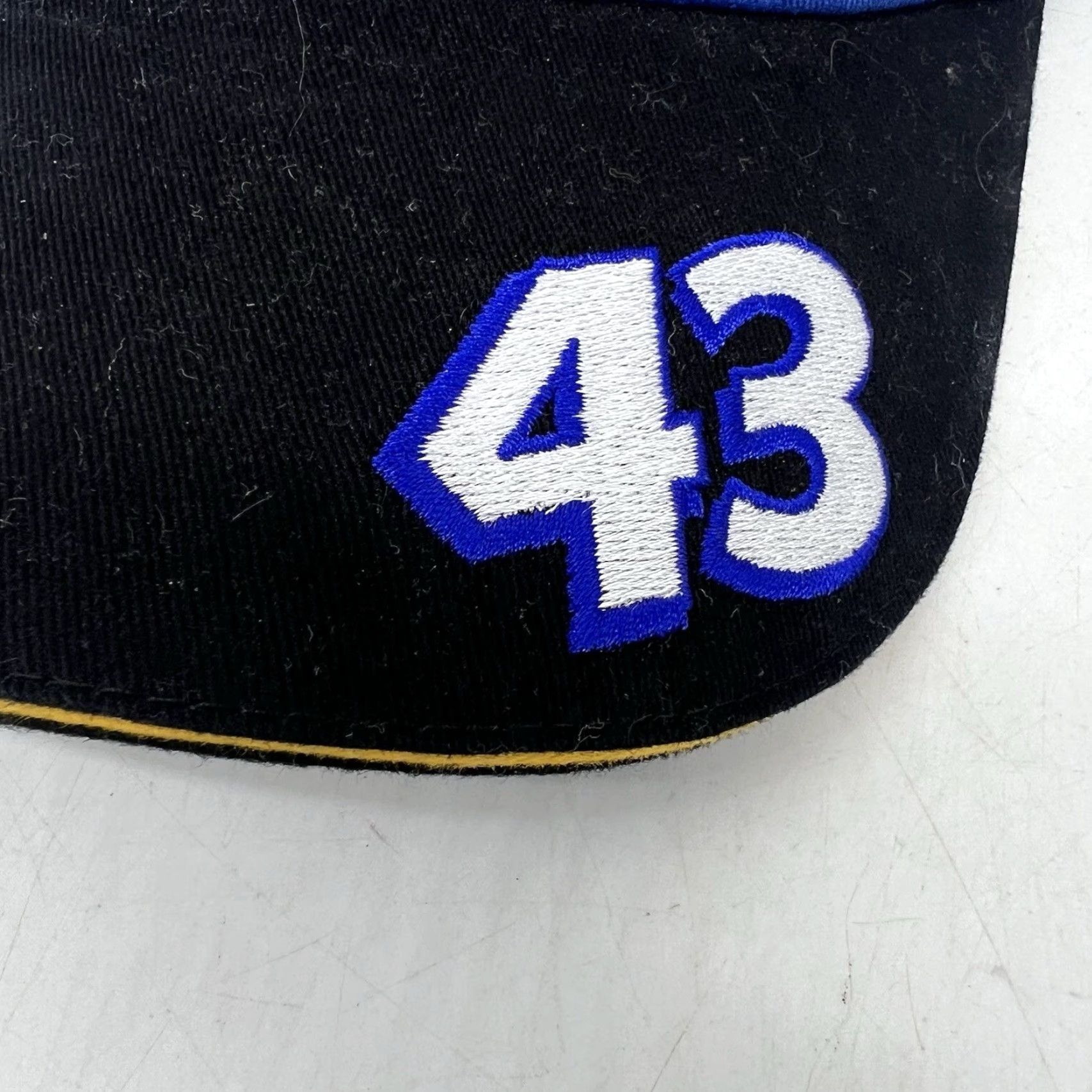 Vintage VINTAGE Chase Petty Racing Andretti #43 NASCAR Baseball Cap Adjustable Blue Geometric Men’s One Size Size ONE SIZE - 6 Thumbnail