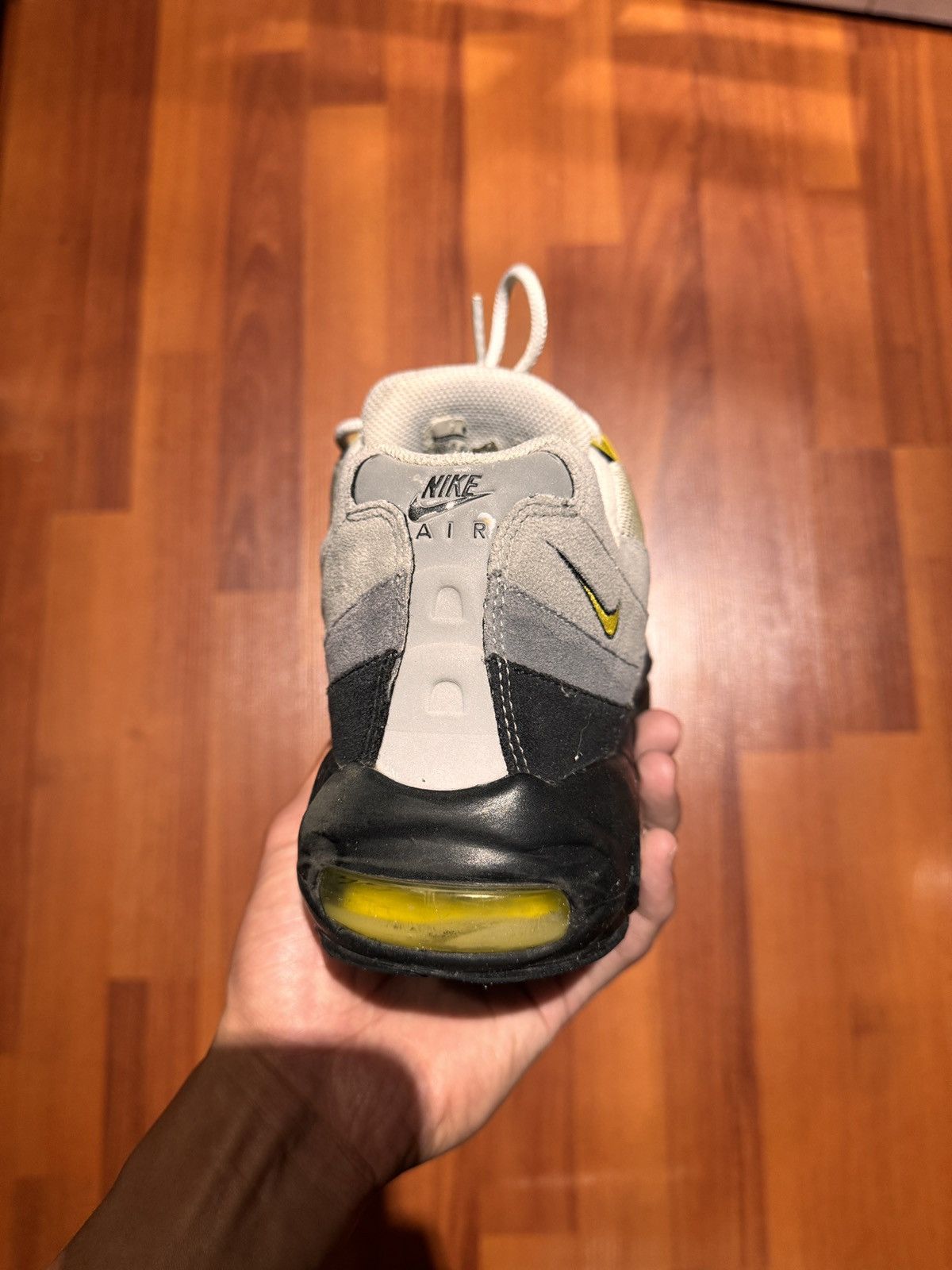 Nike 2014 Nike Air Max 95 Tour Yellow Grey Size US 10.5 / EU 43-44 - 3 Thumbnail