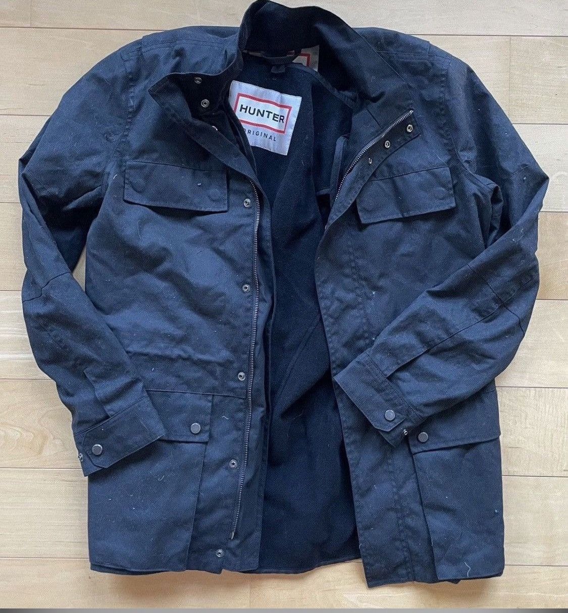 Hunter Waxed Cotton Field Jacket Size US S / EU 44-46 / 1 - 1 Thumbnail