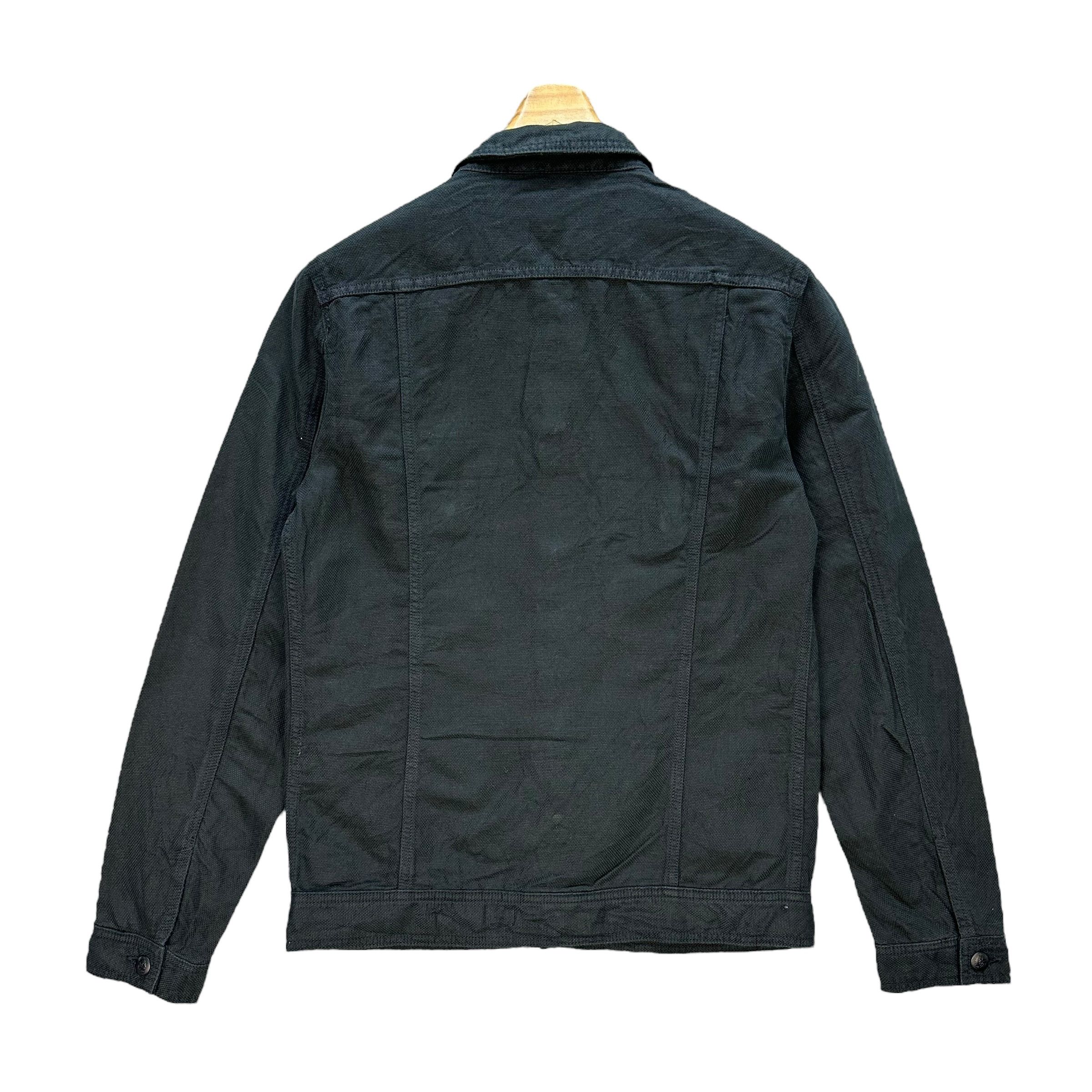 Japanese Brand CUSTOM CULTURE Made in Japan Black Denim Jacket #A4-0093 Size US S / EU 44-46 / 1 - 10 Thumbnail