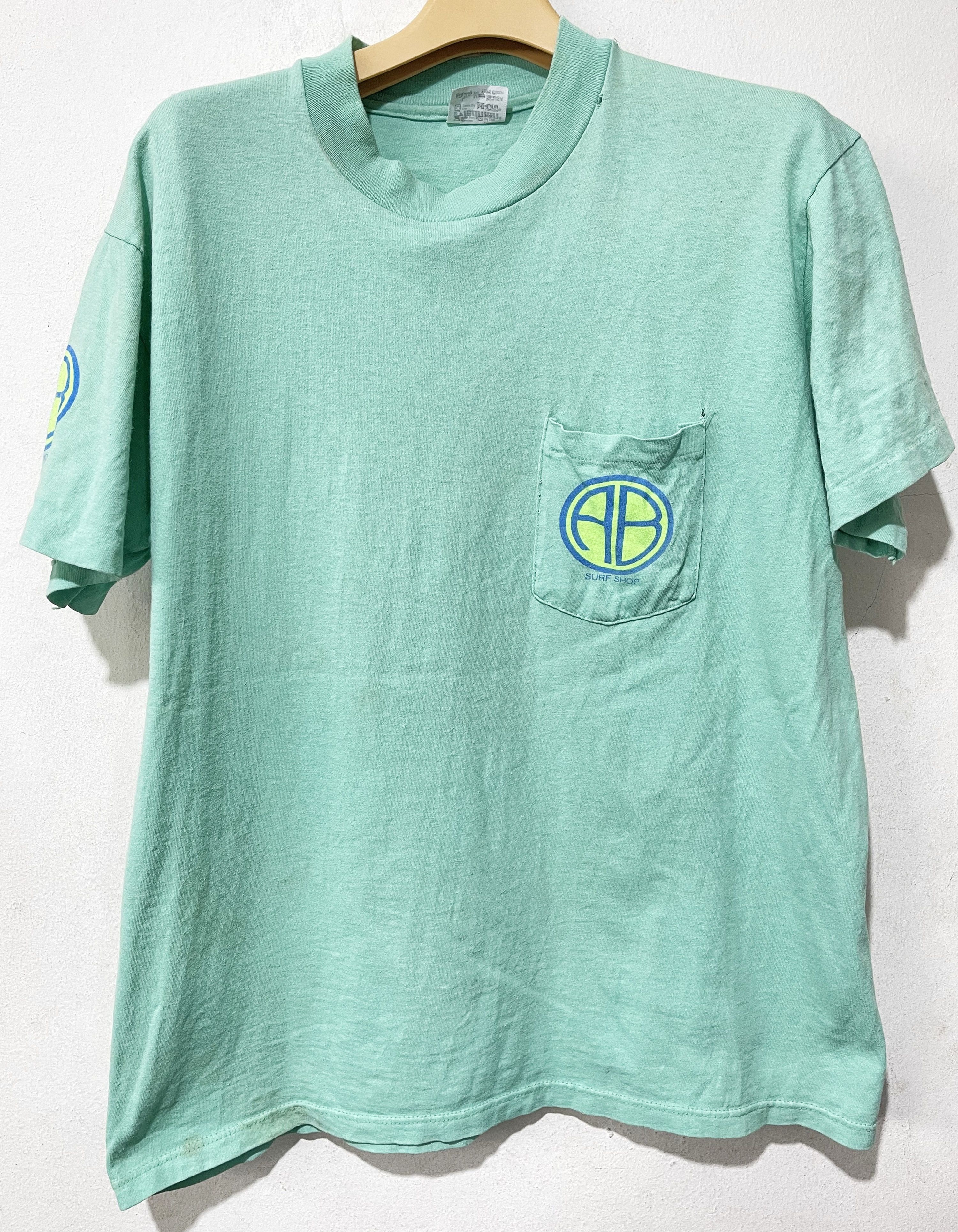 Vintage Vintage 80s Atlantic Beach Surf Shop Shirt Size US L / EU 52-54 / 3 - 3 Thumbnail