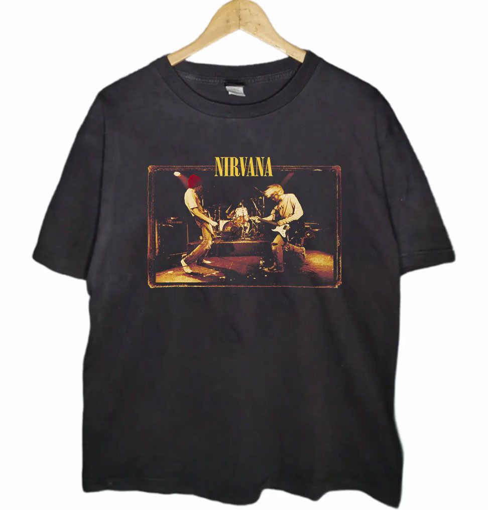 Nirvana Nirvana T-shirt Tee Shirt Nirvana Rock Band Tee T-shirt Size US XL / EU 56 / 4 - 1 Thumbnail