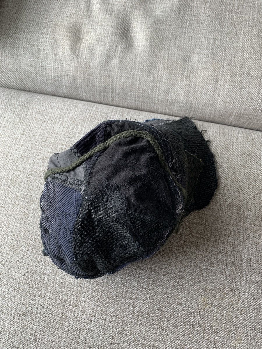 Japanese Brand 1/1 Thrashed Patchwork Hat Distressed by DARKPULL Size ONE SIZE - 4 Thumbnail
