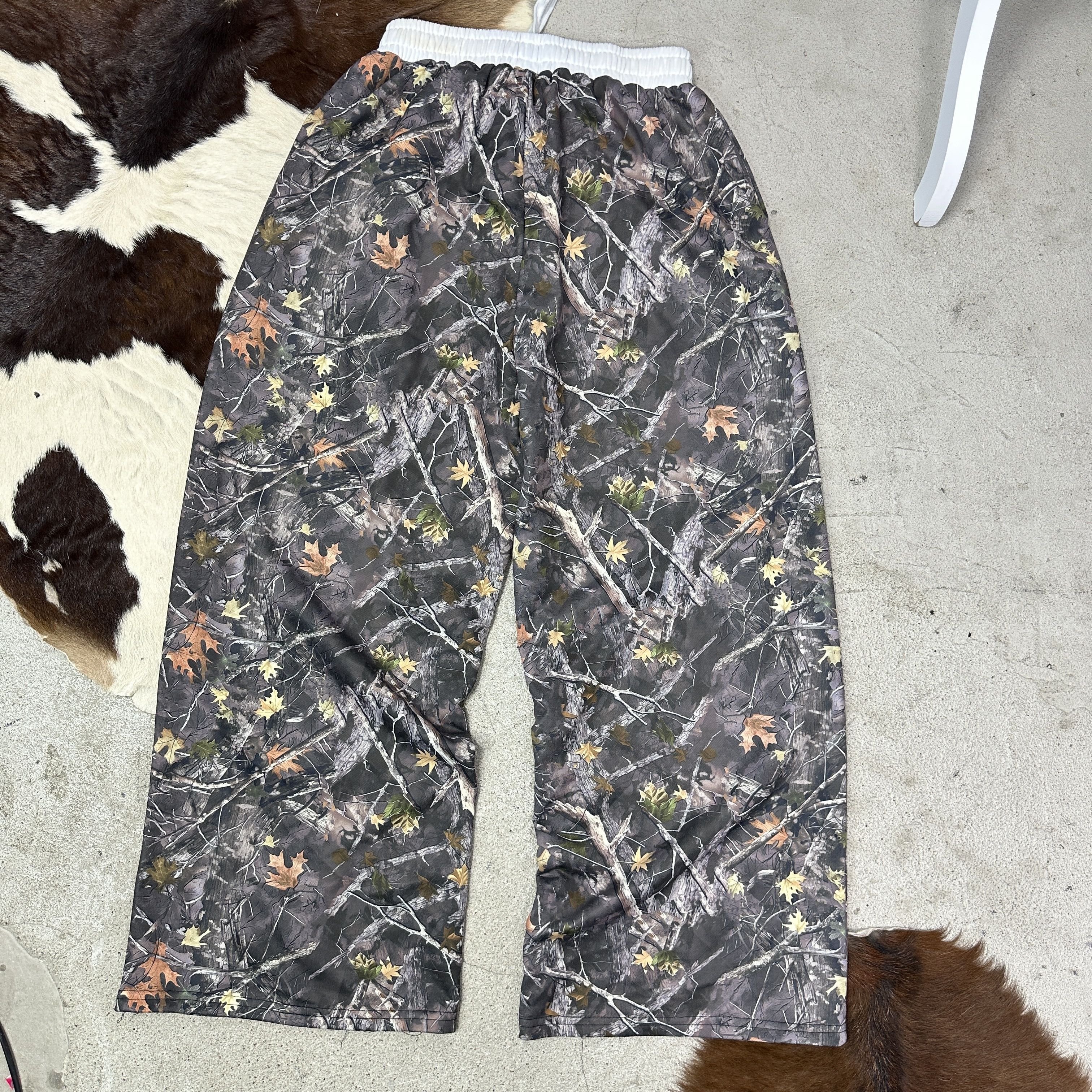 Vintage Vintage Streetwear Oversize Baggy Camo Sweatpants Y2K Size 26" / US 2 / IT 38 - 4 Thumbnail