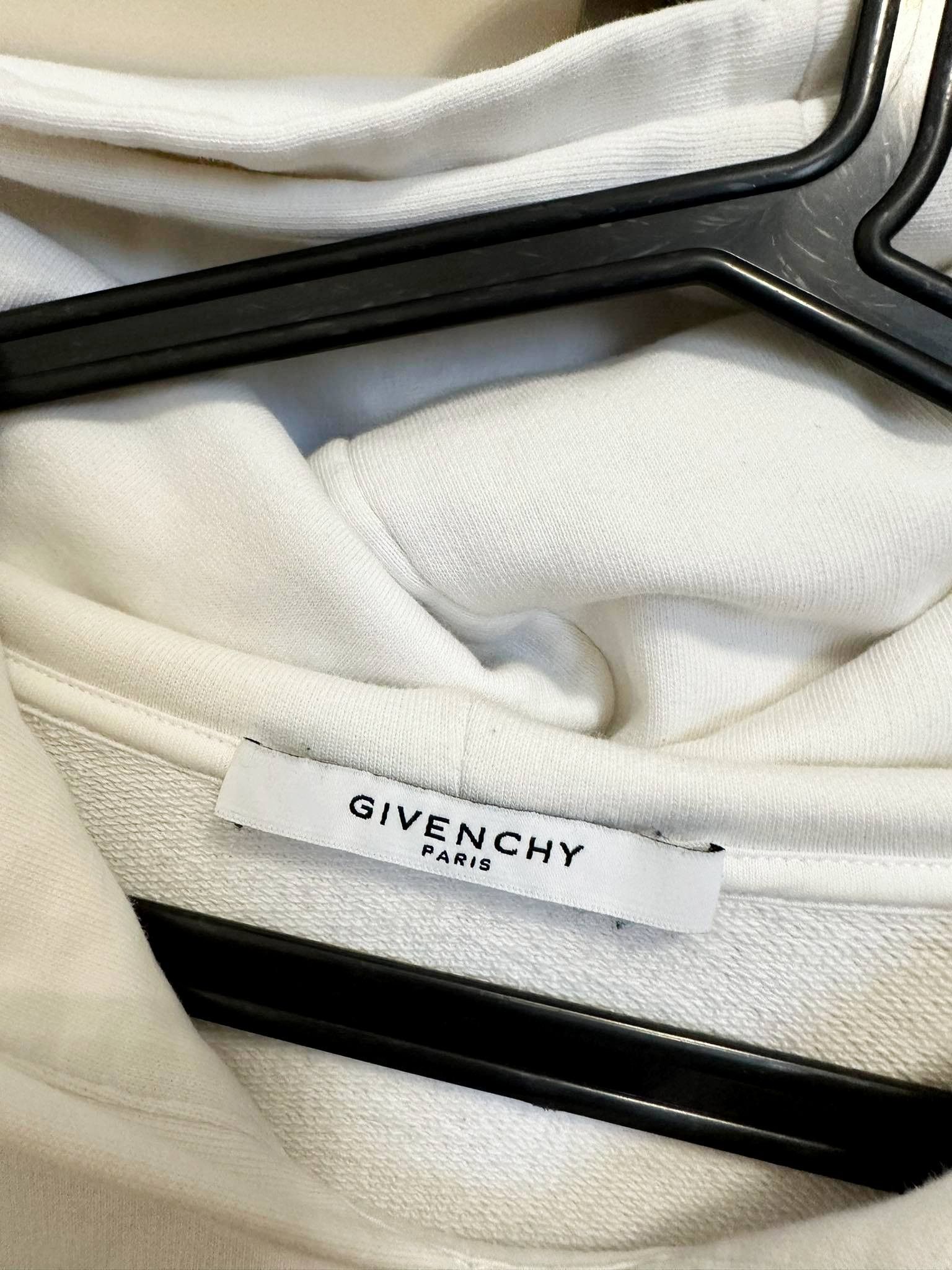 Givenchy Givenchy Spellout Center Logo White Hoodie S Size US S / EU 44-46 / 1 - 3 Thumbnail
