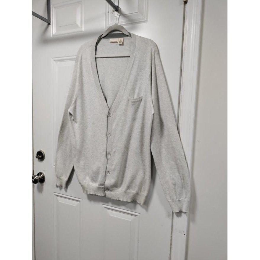 DKNY DKNY Jeans V-Neck Long Sleeve Rib Trim Knit Button Front Car Size US L / EU 52-54 / 3 - 7 Thumbnail