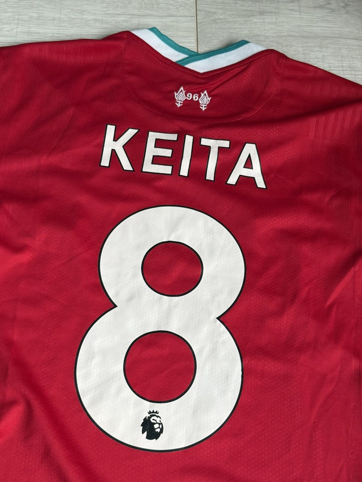 Nike #8 Keita Balde Liverpool 2020 kit nike soccer jersey shirt Size US S / EU 44-46 / 1 - 2 Thumbnail