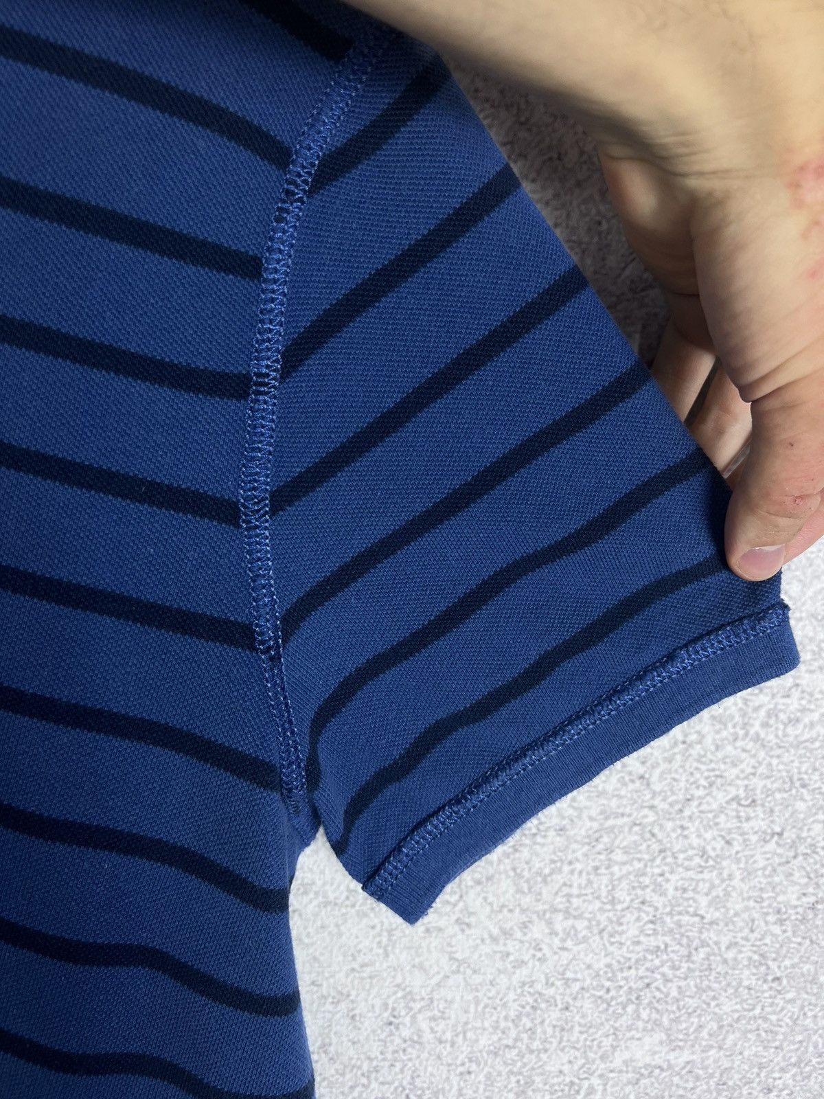 Vintage Vintage Polo Ralph Lauren Jeans Company Stripe Polo Shirt Size US M / EU 48-50 / 2 - 6 Thumbnail