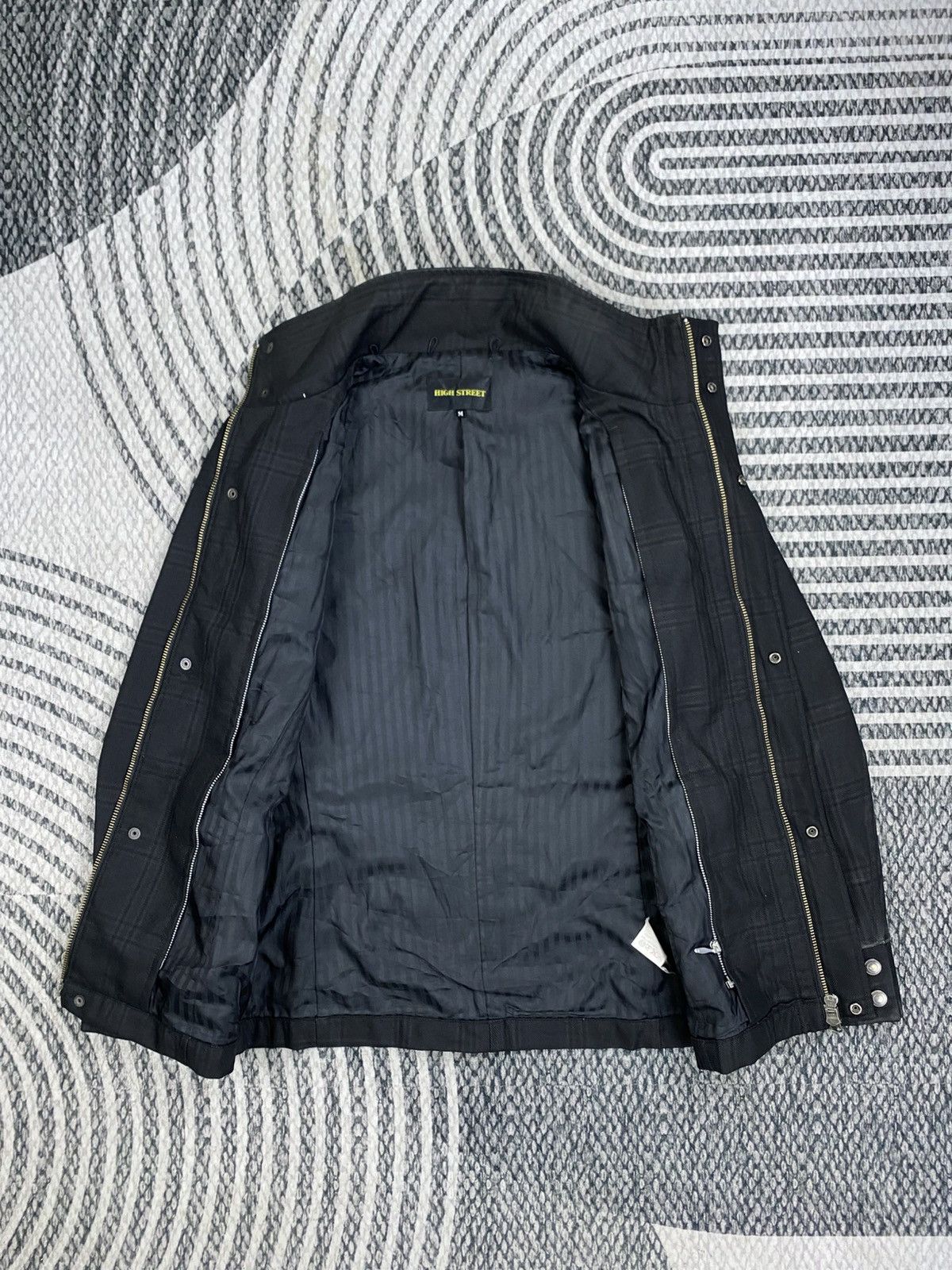 Japanese Brand Vintage High Street Casual Black Zipper Jacket Size US S / EU 44-46 / 1 - 6 Thumbnail
