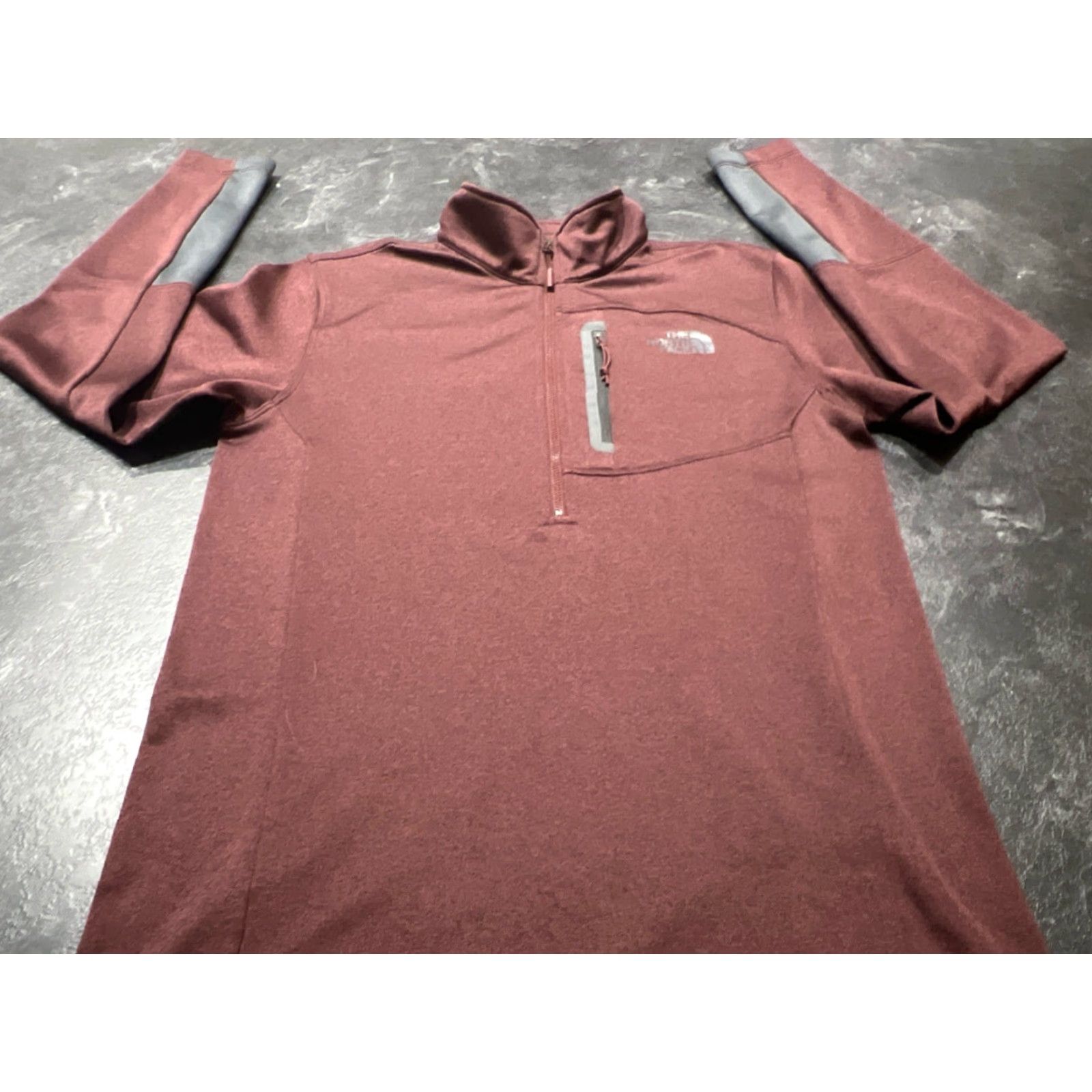 The North Face The North Face Fleece Pullover Men's Size Small 1/2 Zip Burgundy Casual Sweater Size US S / EU 44-46 / 1 - 2 Thumbnail