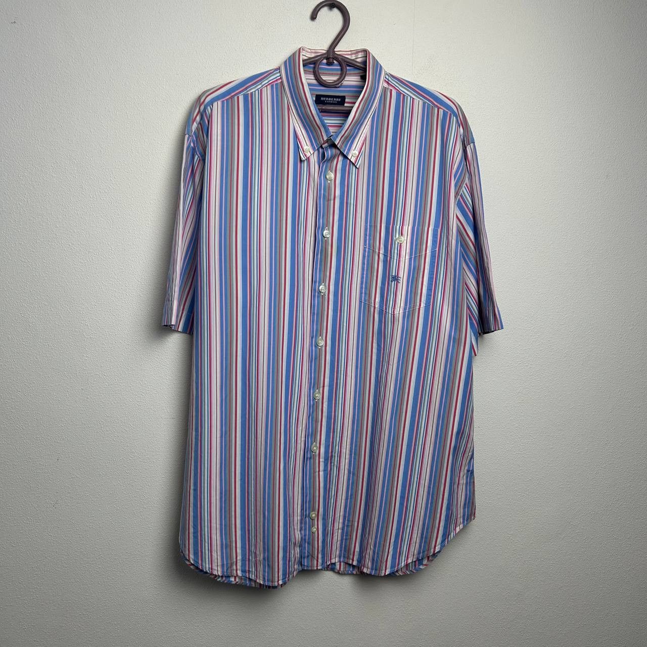 Burberry Luxury Burberry Small logo Basic designer button shirt Size US XL / EU 56 / 4 - 1 Thumbnail