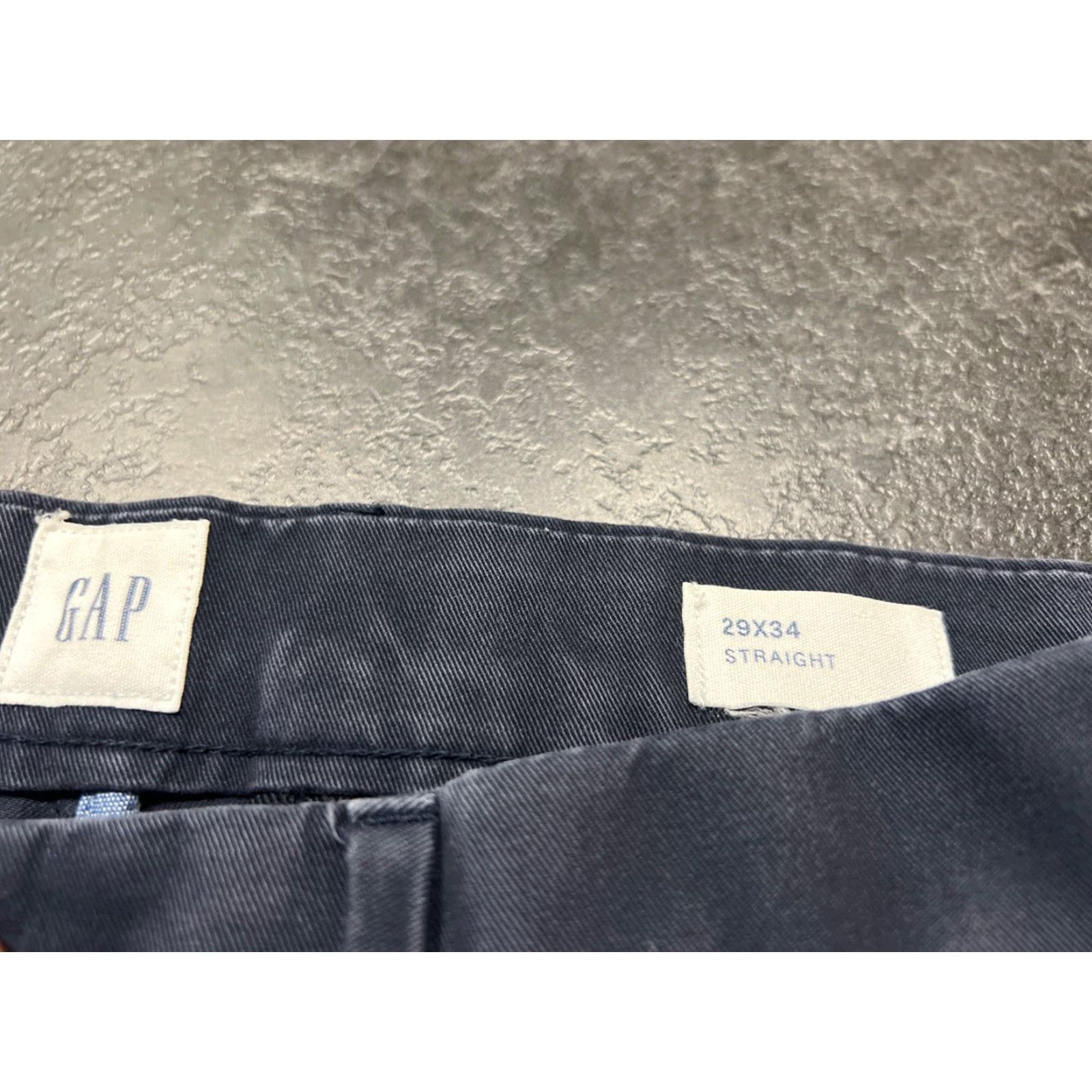 Gap Gap Chinos Pants Men's 29 x 34 Slim Fit Tapered Blue Canvas Casual Workwear Size US 29 - 4 Thumbnail