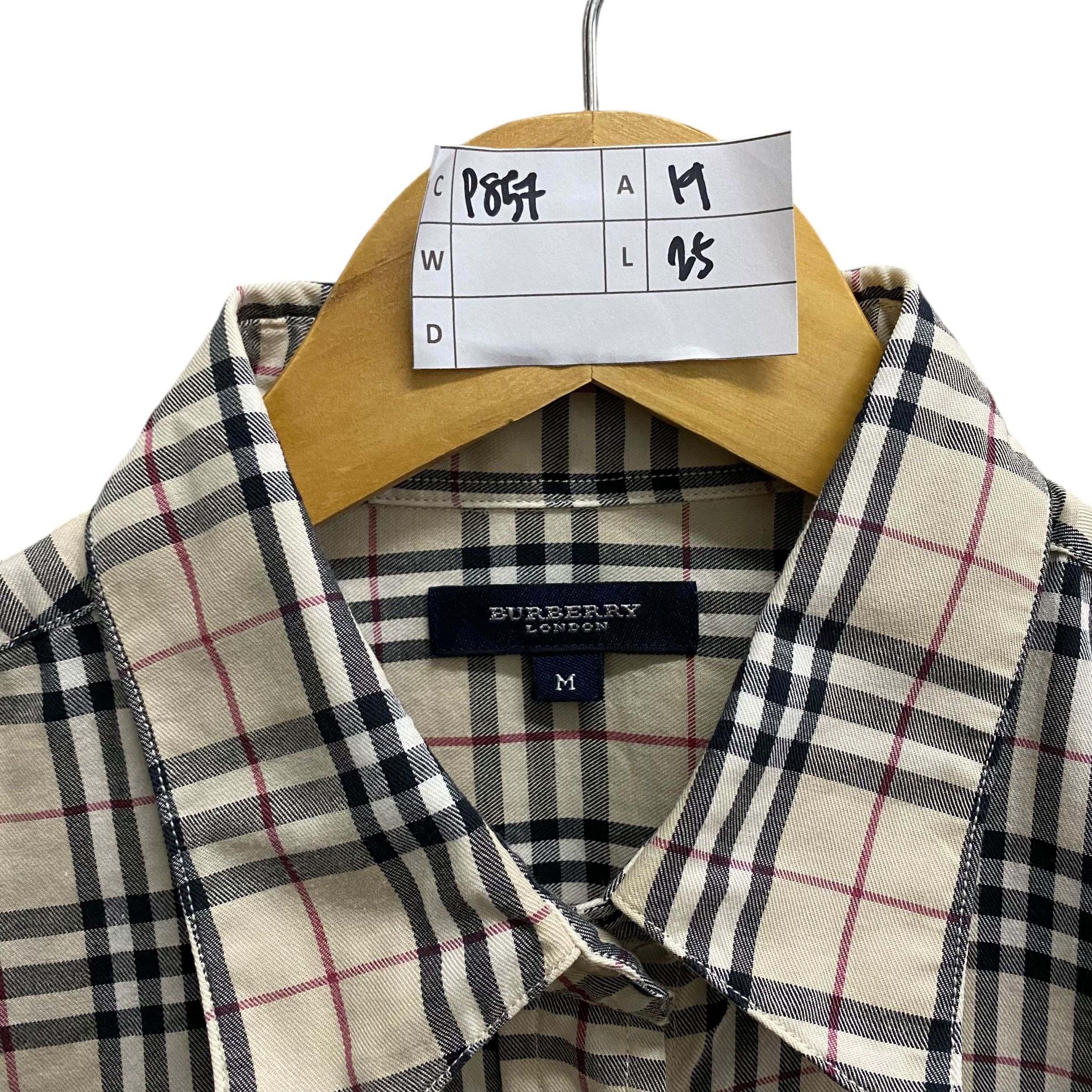Burberry Vintage Burberry Nova Check Button Ups Shirt Size Medium Size M / US 6-8 / IT 42-44 - 7 Thumbnail