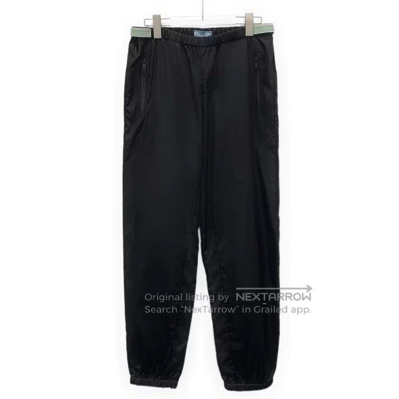 Prada Prada Black elastic waist casual sports trousers Size US 28 / EU 44 - 1 Thumbnail