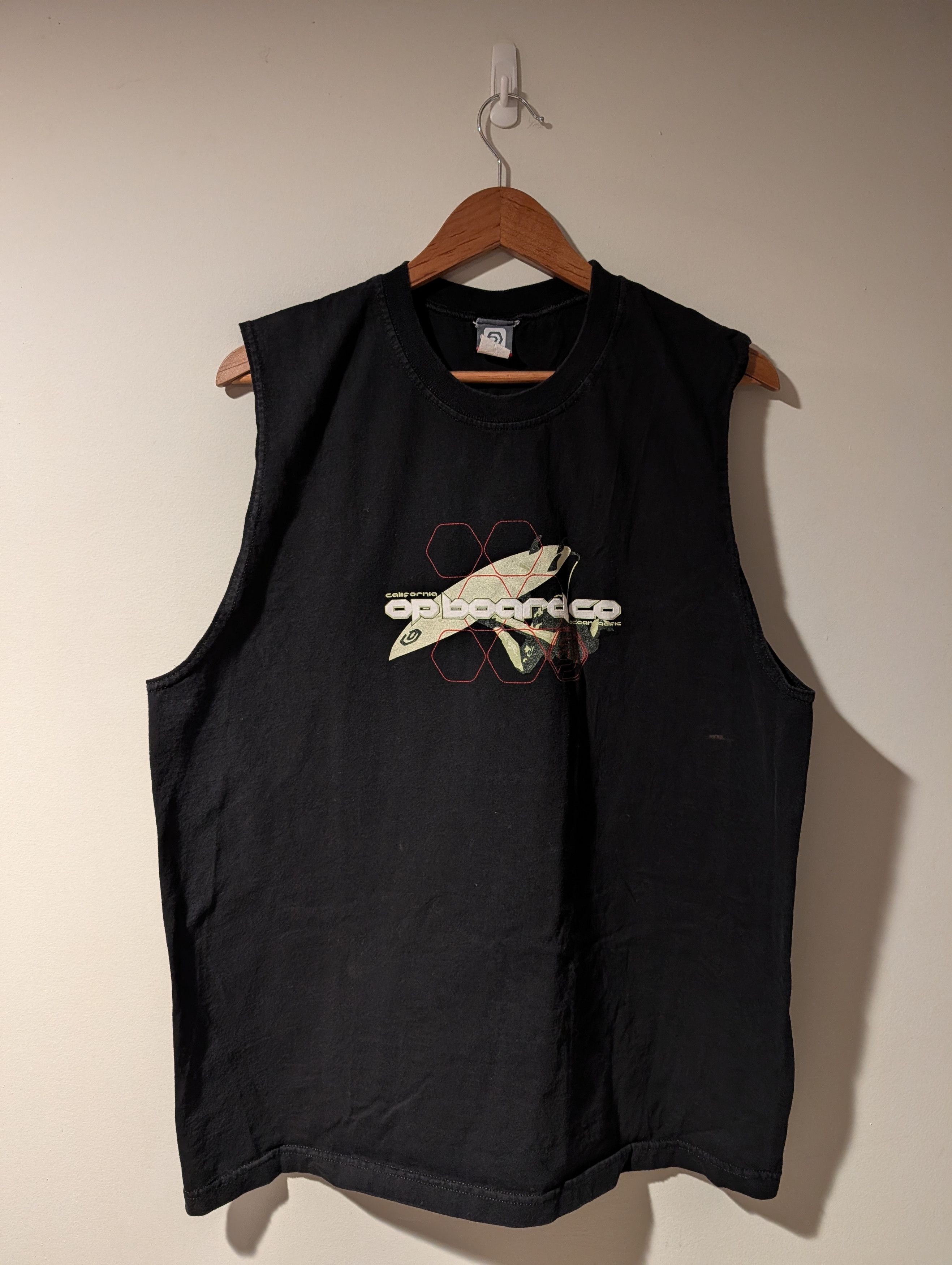 Ocean Pacific Vintage Op Ocean Pacific Sleeveless T Shirt Muscle Tee Surf Size US XL / EU 56 / 4 - 1 Thumbnail