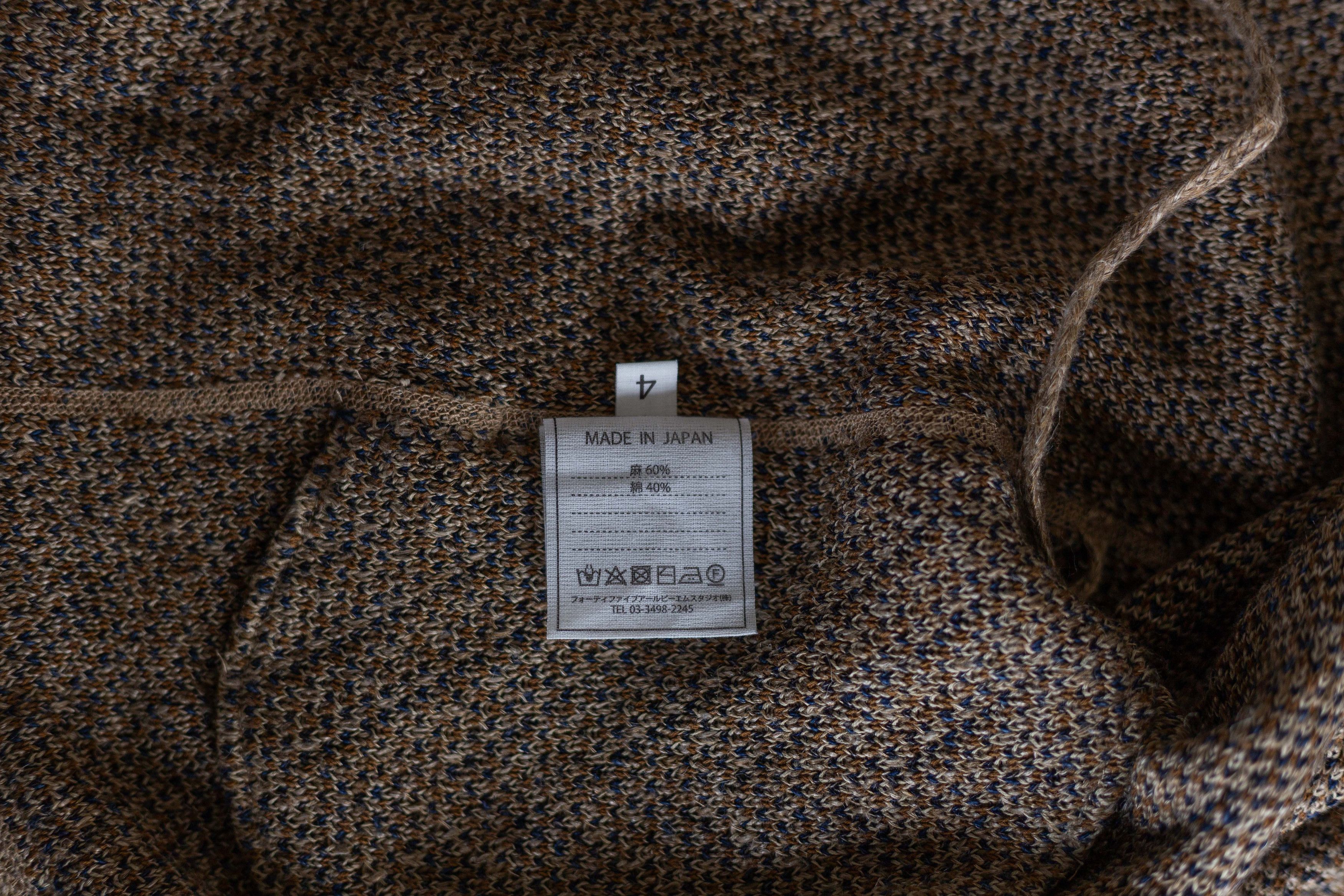 45rpm Vintage 45rpm Studio Indigo Jacquard Cardigan Size US XL / EU 56 / 4 - 8 Thumbnail