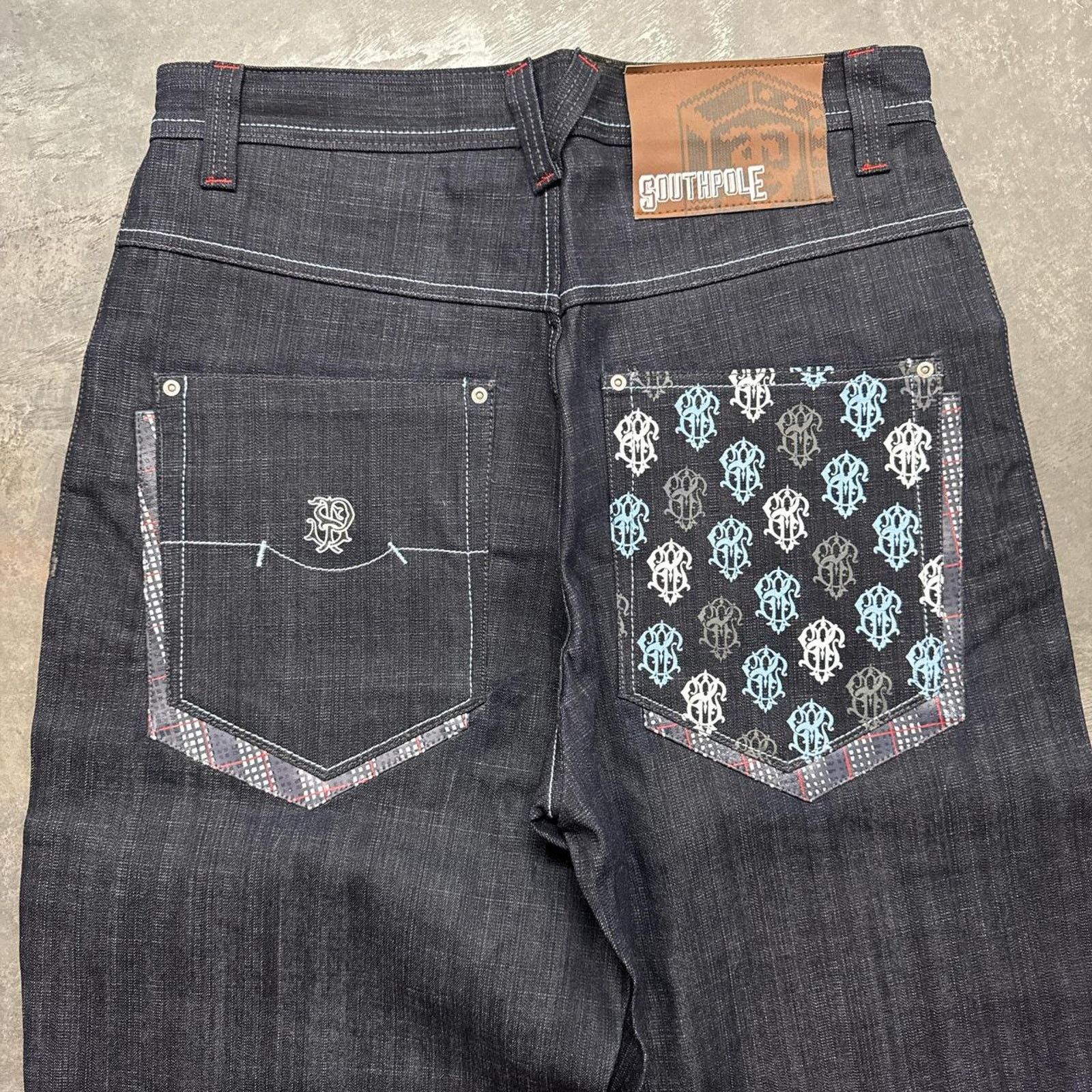 Southpole × Vintage Vintage Y2K 00s Southpole Grunge Skater Baggy Denim Jeans Size US 34 / EU 50 - 2 Thumbnail