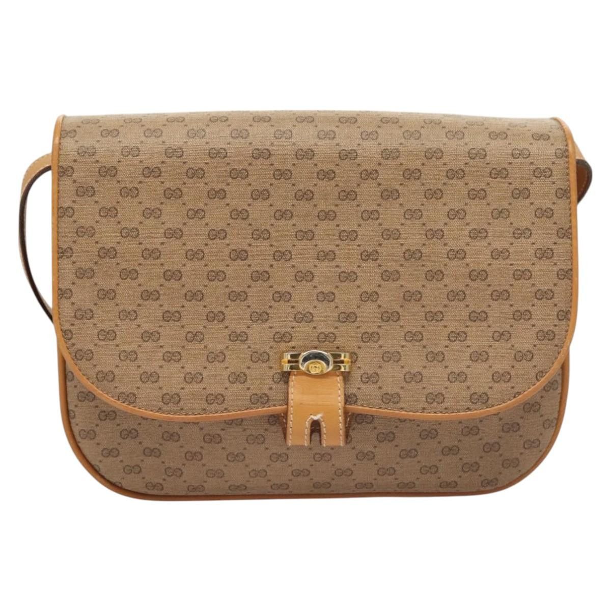 Gucci GUCCI Micro GG Supreme Shoulder Bag Pvc Beige Gold Size ONE SIZE - 2 Thumbnail