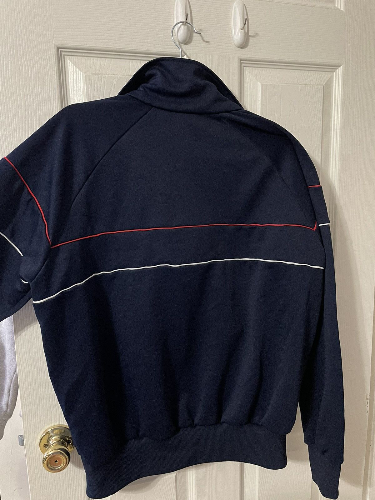 Other Vintage 1970-80’s Adidas Jacket Mens XL Blue Full Zip Stripe Size US XL / EU 56 / 4 - 2 Thumbnail