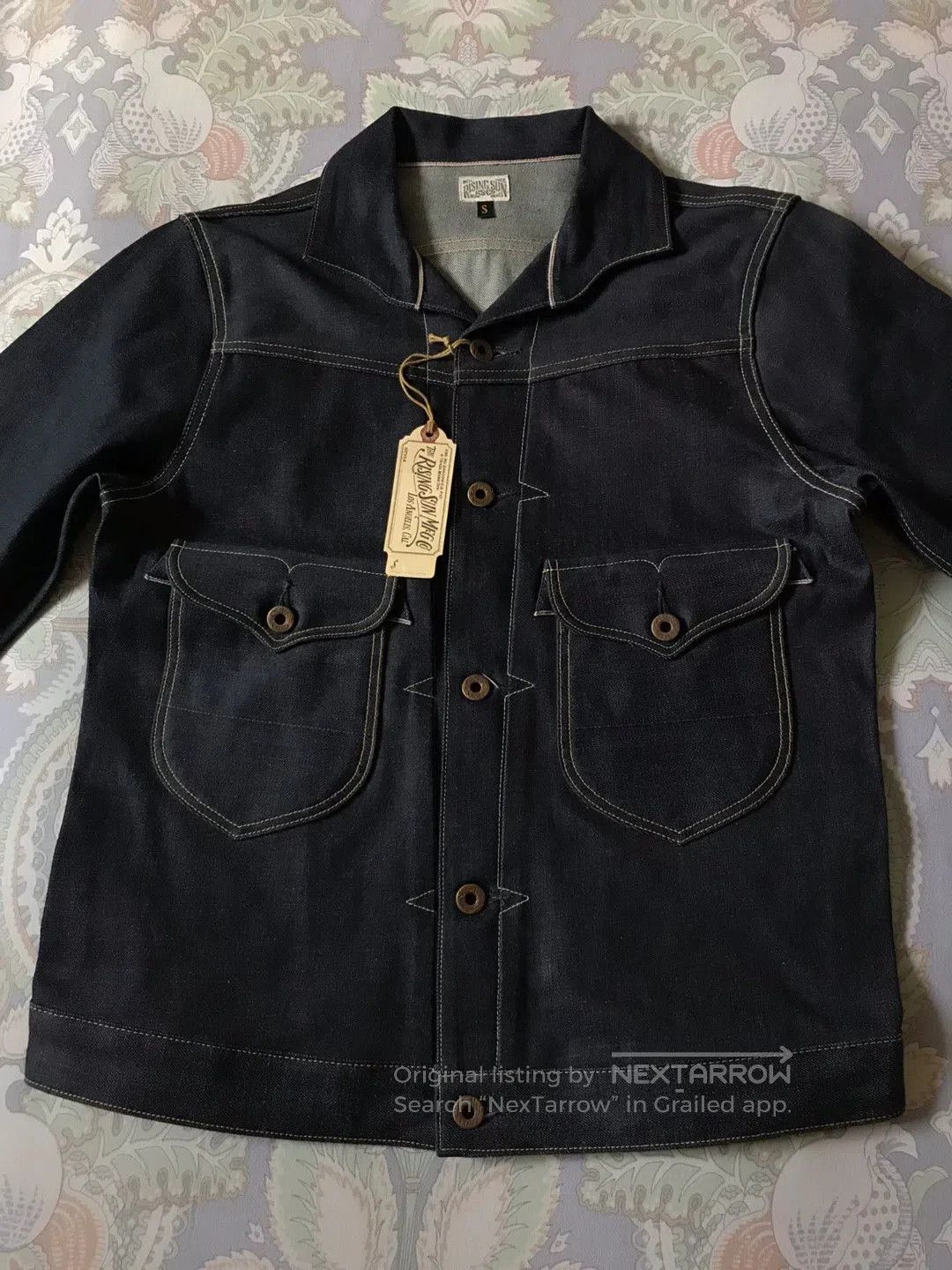 Rising Sun & Co. Rising Sun 2nd Gen Raw Denim Jacket. Size US S / EU 44-46 / 1 - 3 Thumbnail