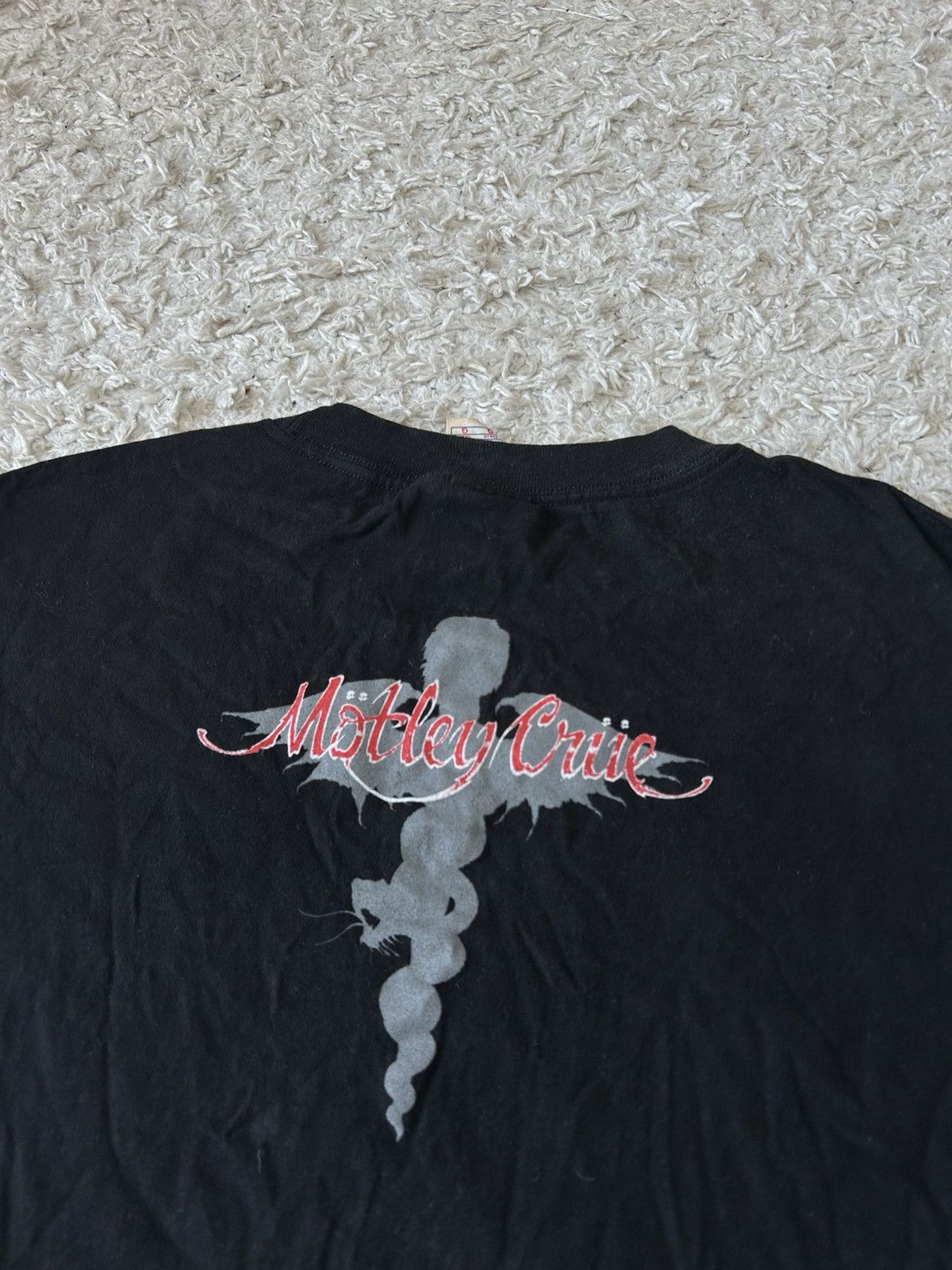 Band Tees × Vintage Motley Crue Dr. Fell 2003s T-shirt RARE RAP Y2K affliction Size US L / EU 52-54 / 3 - 4 Thumbnail