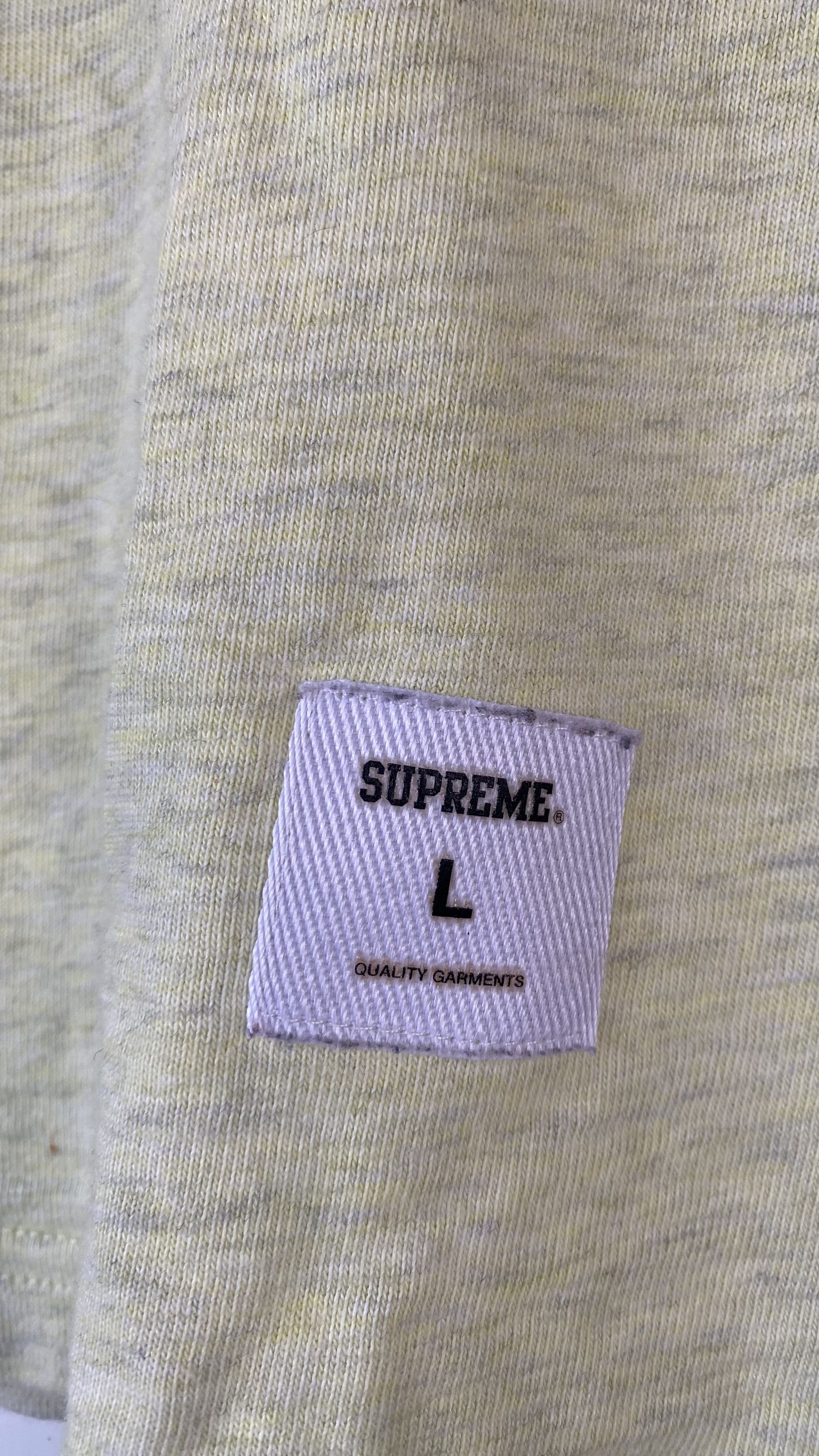 Supreme Supreme Long Sleeve Reflective Top FW17 Yellow L Large Size US L / EU 52-54 / 3 - 5 Thumbnail
