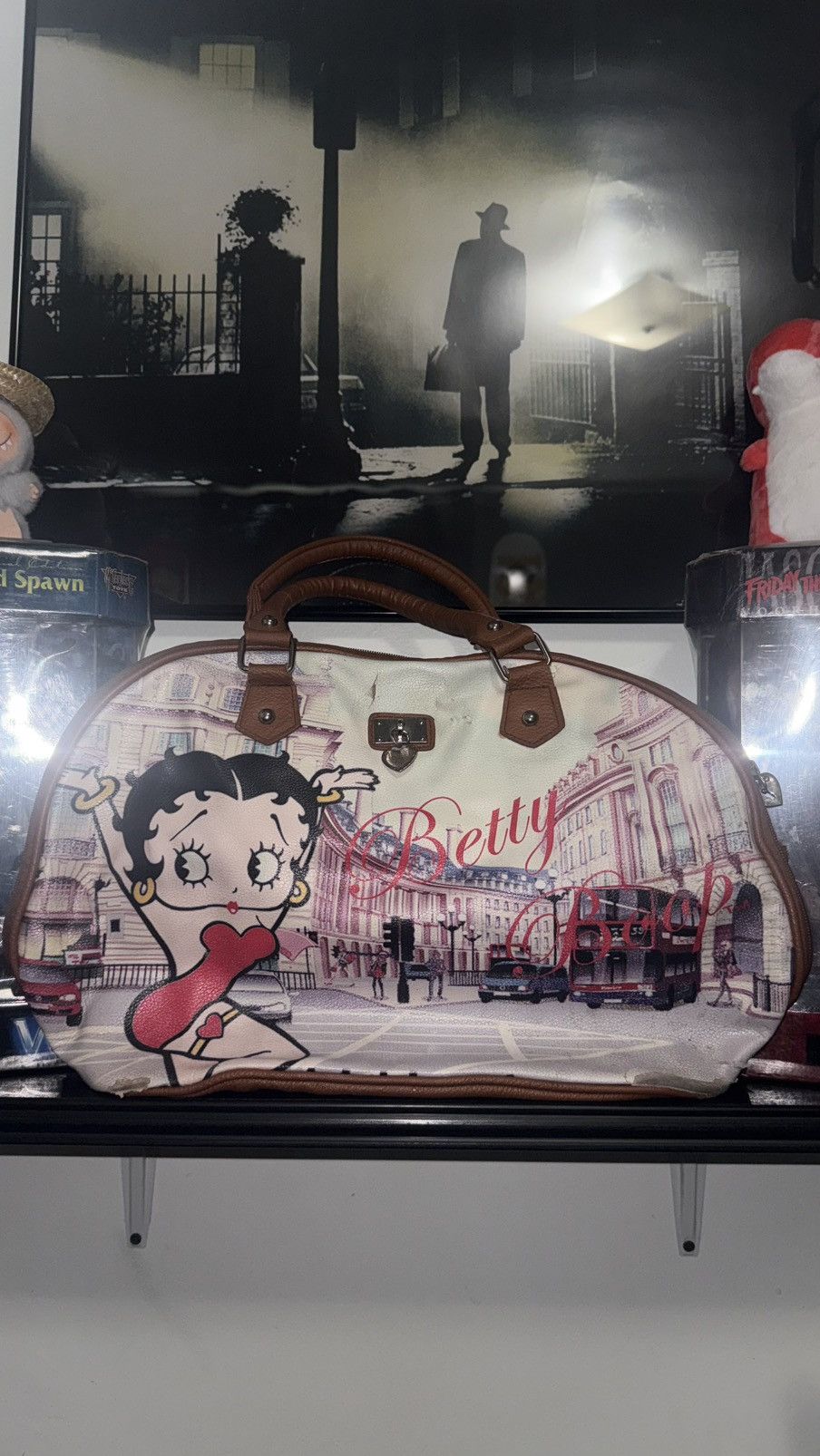 Japanese Brand × Vintage Vintage / Y2K 2000s Betty Boop London All Over Print Purse Size ONE SIZE - 1 Thumbnail