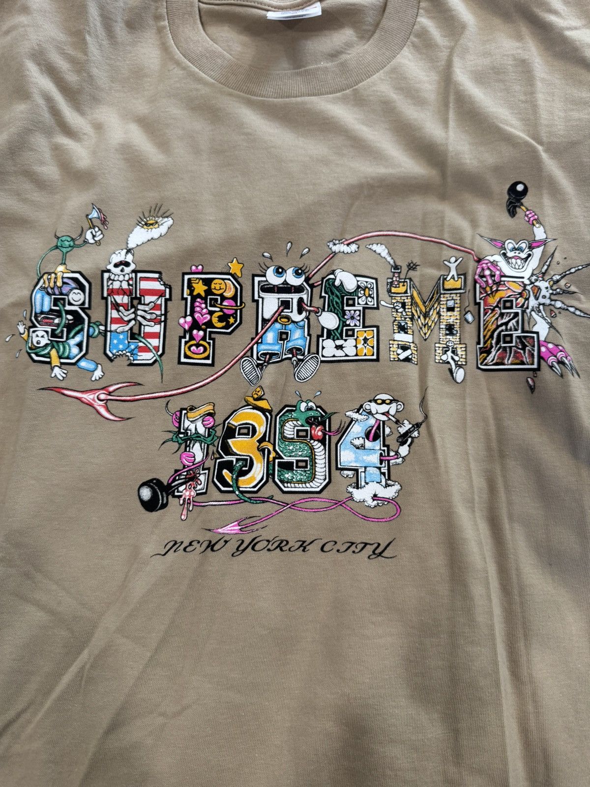 Supreme Varsity Khaki T-Shirt