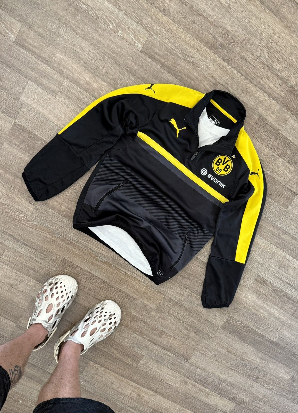 Puma Borussia Dortmund Y2K Track Soccer Blokecore Sweatshirt Size US XS / EU 42 / 0 - 1 Thumbnail