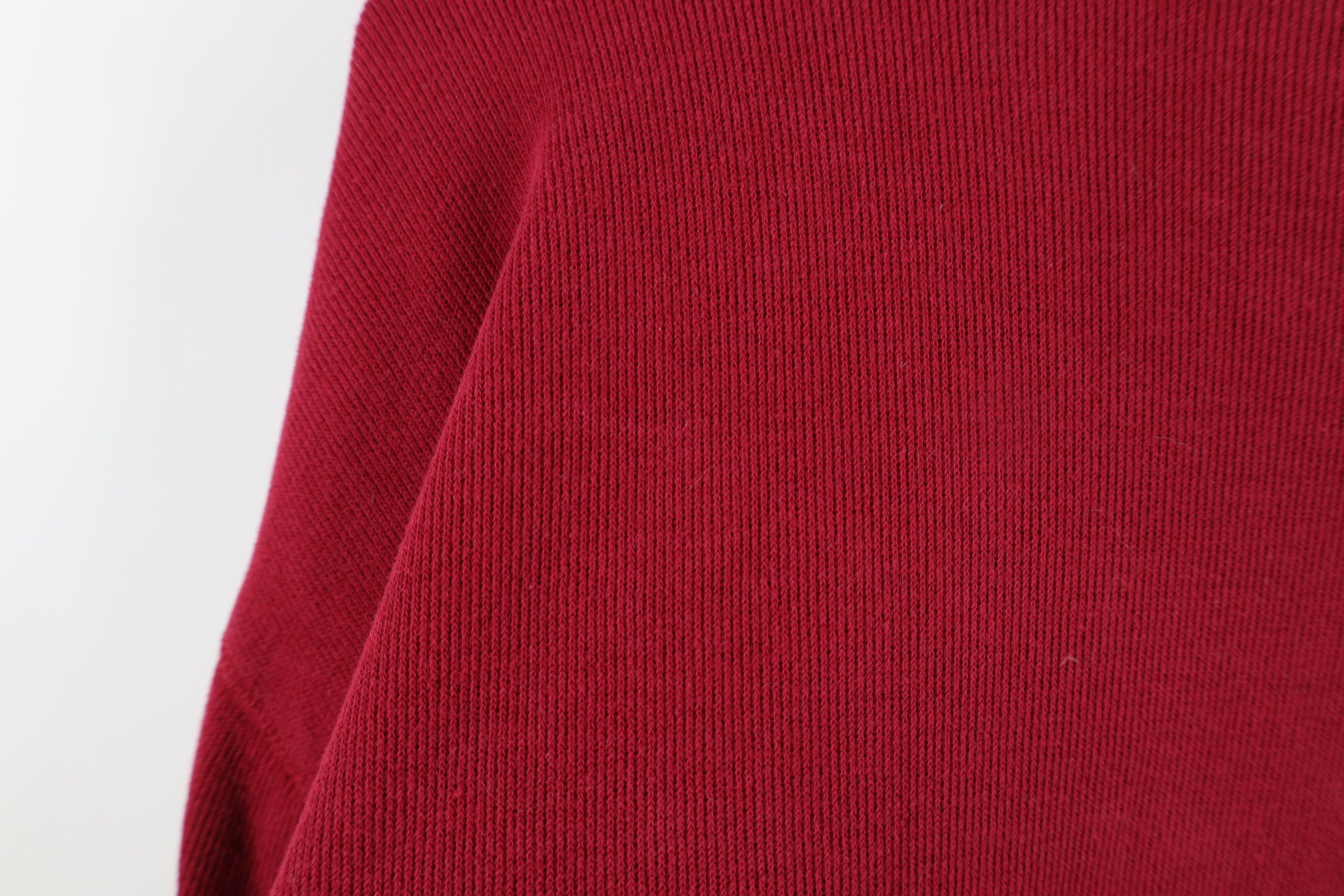 Gap × Vintage Vintage Y2K 2000 Gap Ribbed Knit Long Sleeve T-Shirt Red Size US L / EU 52-54 / 3 - 10 Thumbnail