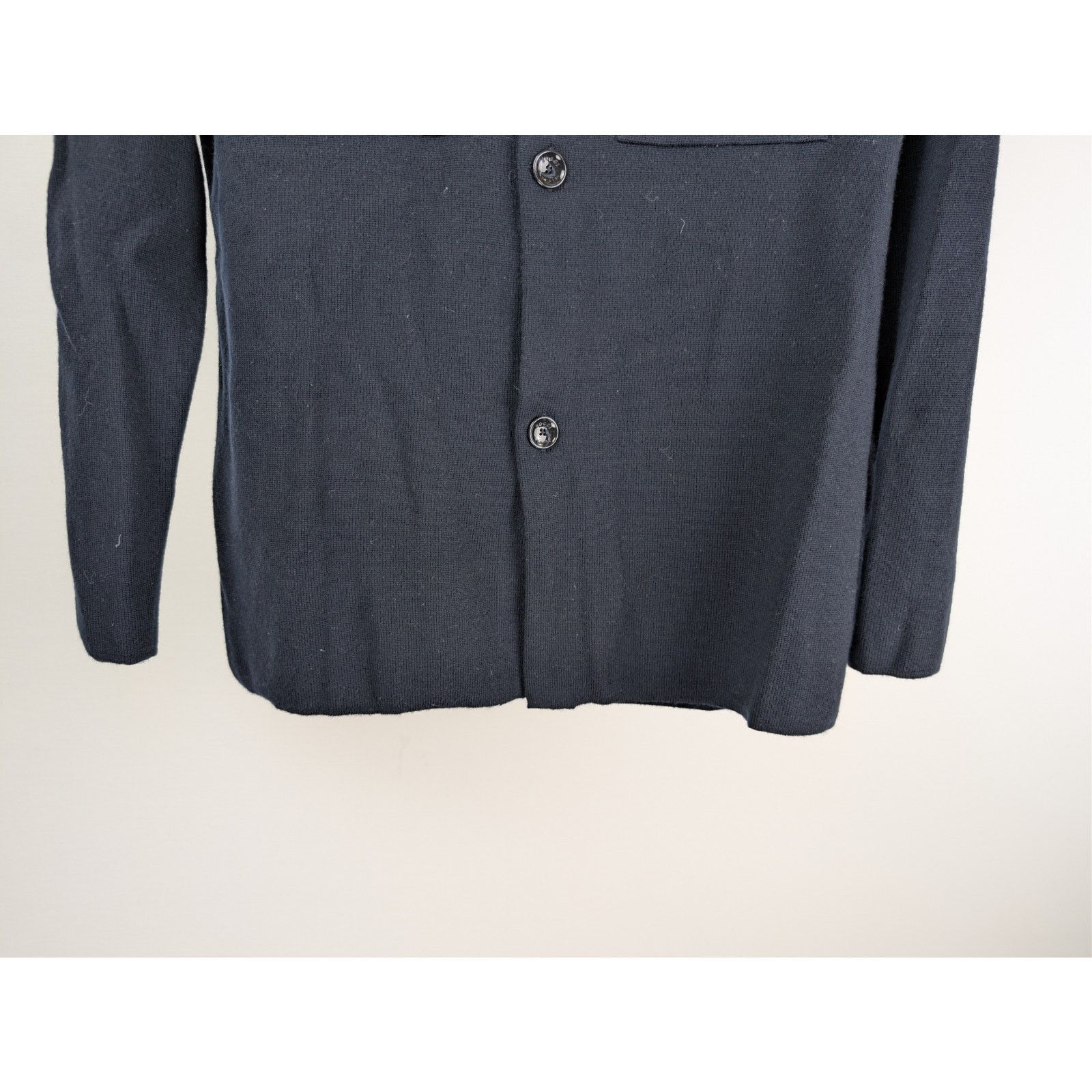 Boggi o1rshd1 CC20 Front Double Pocket Jersey Overshirt in Navy Size US M / EU 48-50 / 2 - 4 Thumbnail