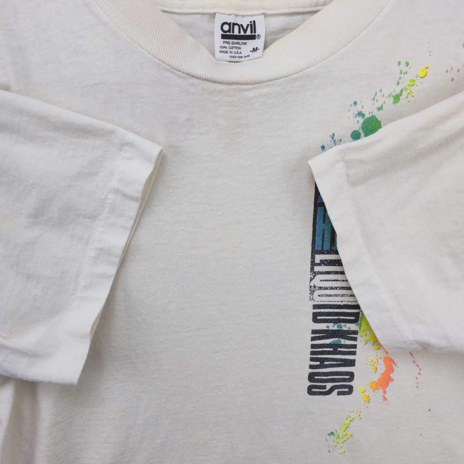 Anvil Vintage HP Hi Point Liquid Khaos Shirt Mens Medium White Size US M / EU 48-50 / 2 - 4 Thumbnail
