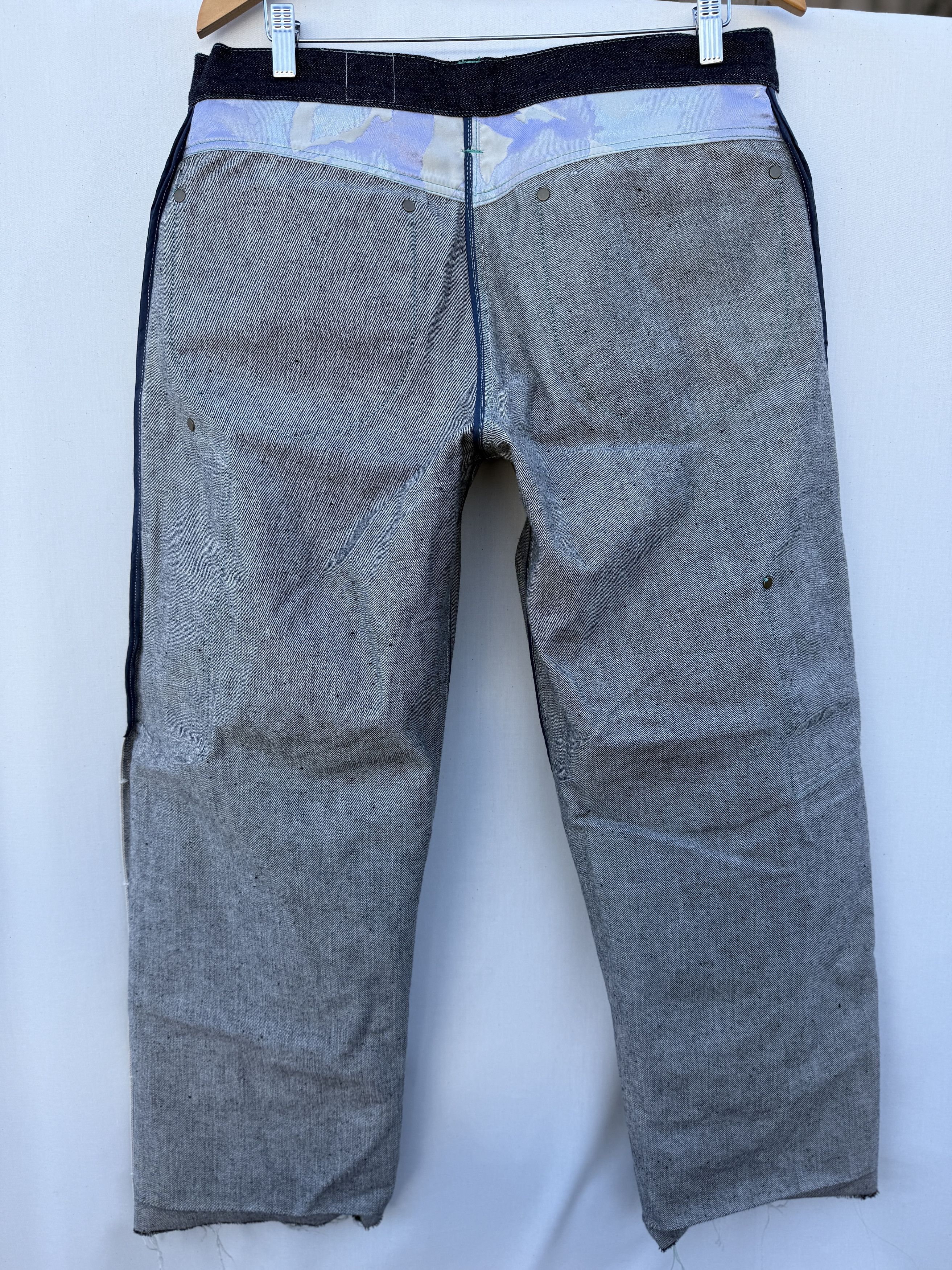Other Vimeux Teal Japanese Selvedge Double Front Jeans Size 34 Size US 34 / EU 50 - 4 Thumbnail