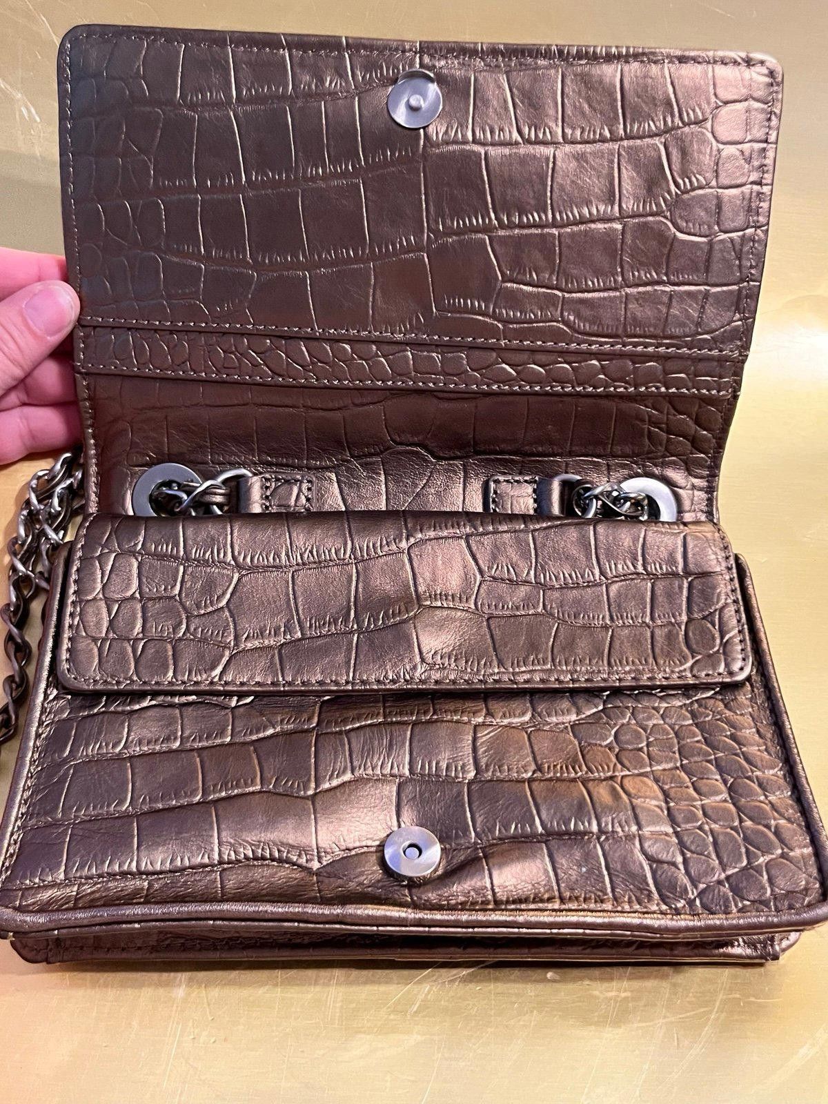 Judith Ripka Judith Ripka Croc Embossed Small Handbag Size ONE SIZE - 2 Thumbnail