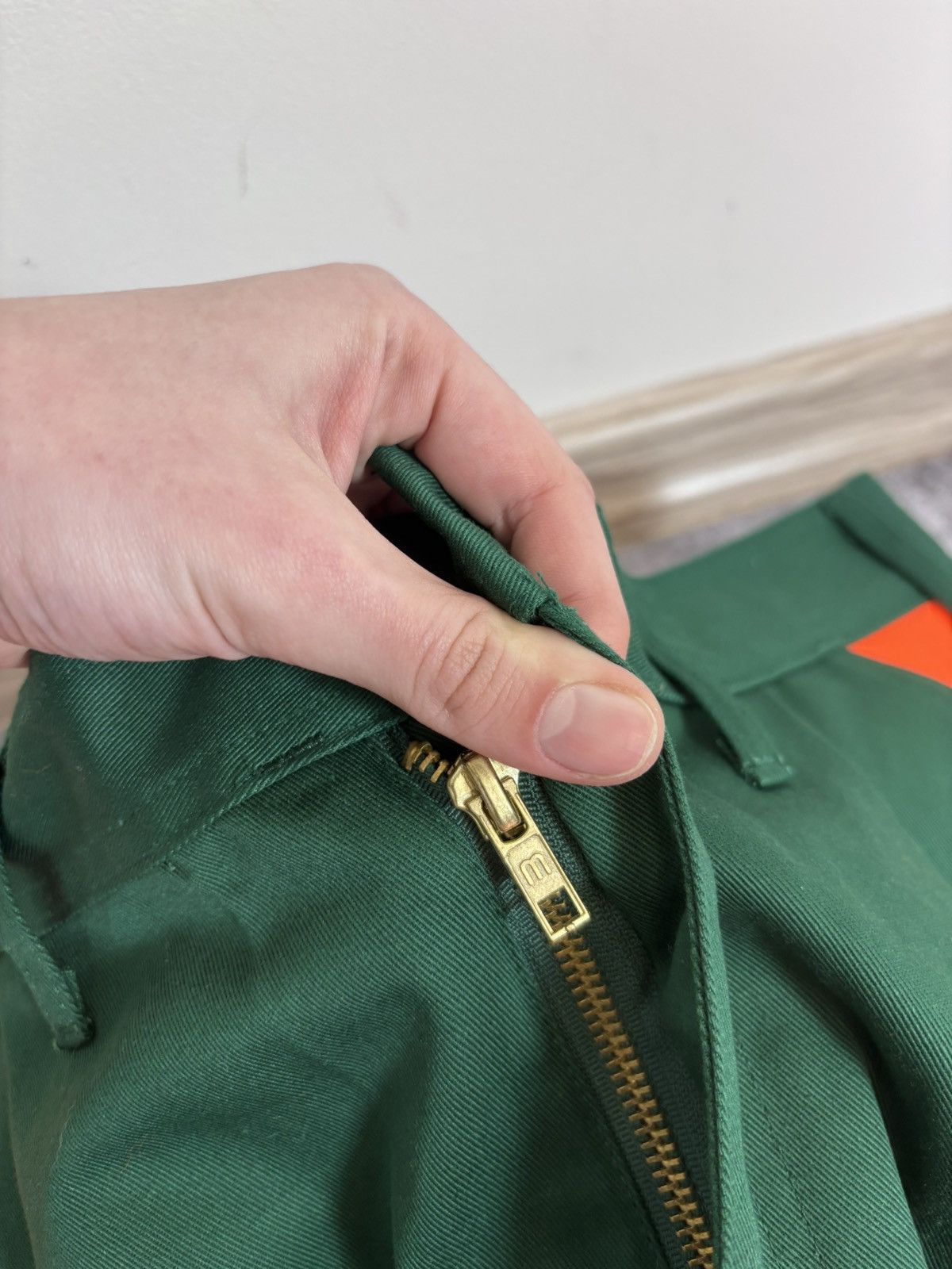 Other Mascot Men’s NEW Reflective Green/Orange Safety Work Pants Size US 32 / EU 48 - 9 Thumbnail