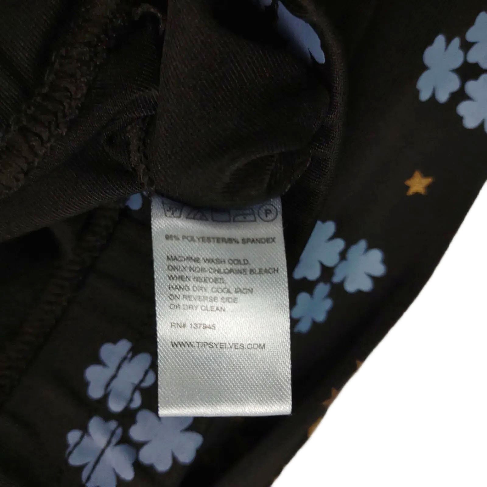 Tipsy Elves Tipsy Elves Women's S Shamrock Clover & Gold Stars Leggings Size 28" / US 6 / IT 42 - 5 Thumbnail