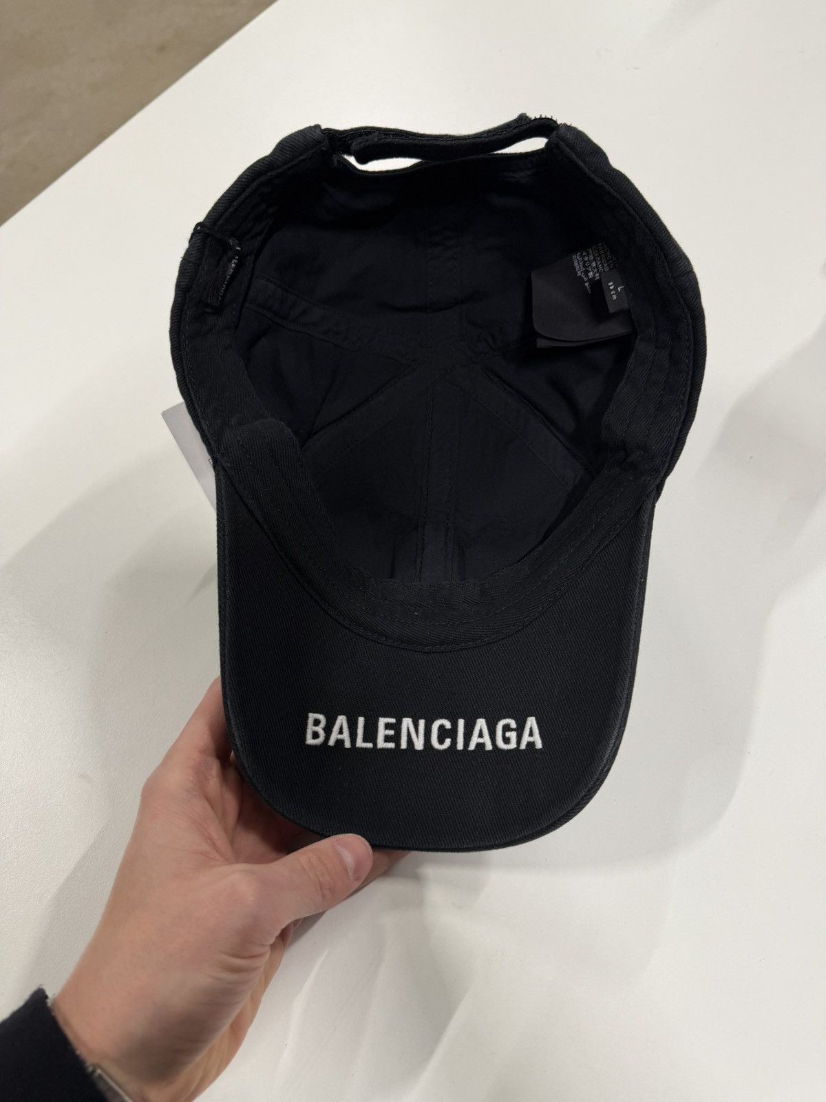 Balenciaga Balenciaga washed Baseball Cap NEW 500$ Size ONE SIZE - 3 Thumbnail