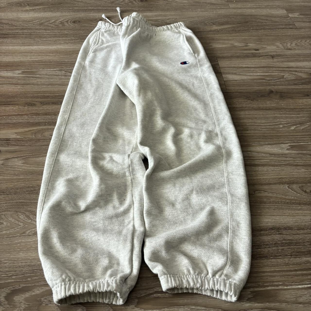 Japanese Brand Crazy Vintage 90s Baggy Grey Skater Essential Sweatpants! Fits M Size US 32 / EU 48 - 3 Thumbnail