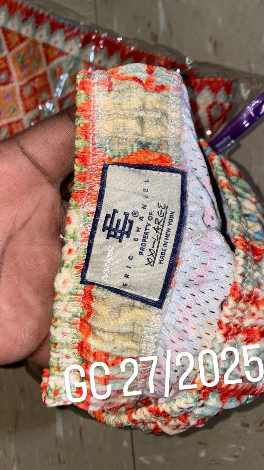 Eric Emanuel Eric Emanuel Shorts XXL RUGS RED ORANGE Size US 40 / EU 56 - 4 Thumbnail