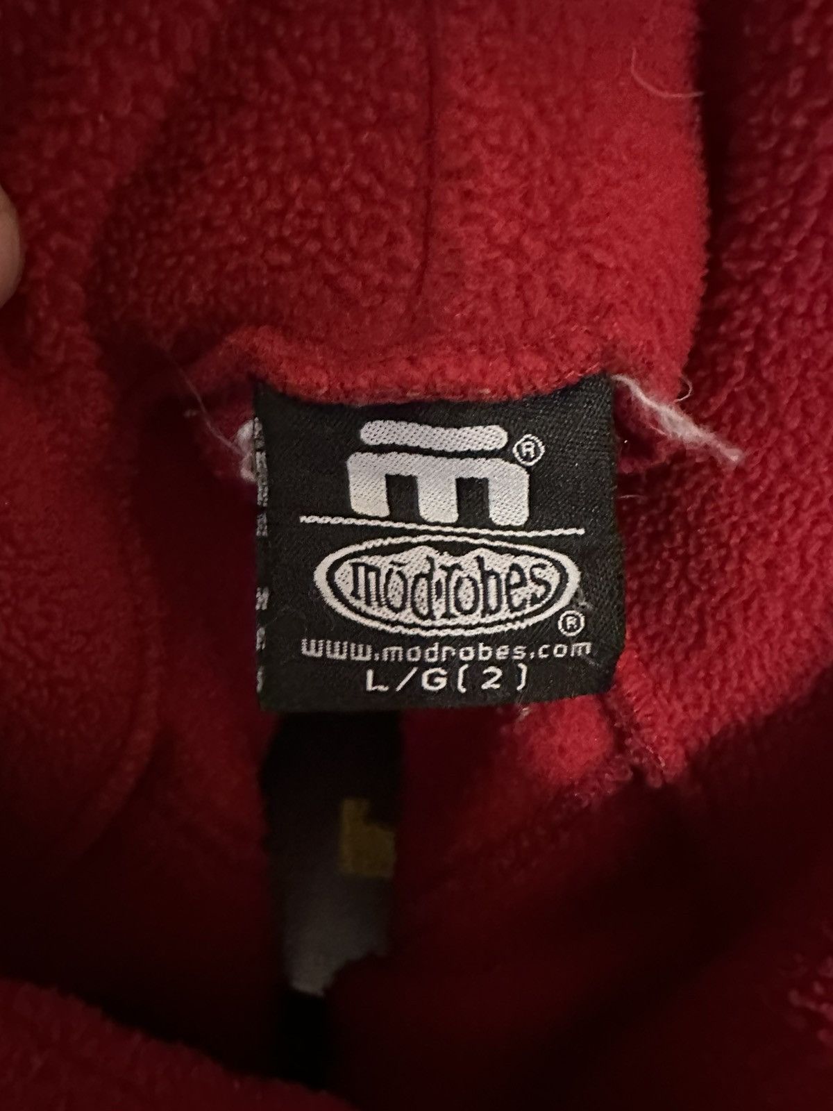 Grailed × Vintage Vintage Modrobes Hoodie Y2K Fleece Scuba Hoodie Grail Size US L / EU 52-54 / 3 - 7 Thumbnail
