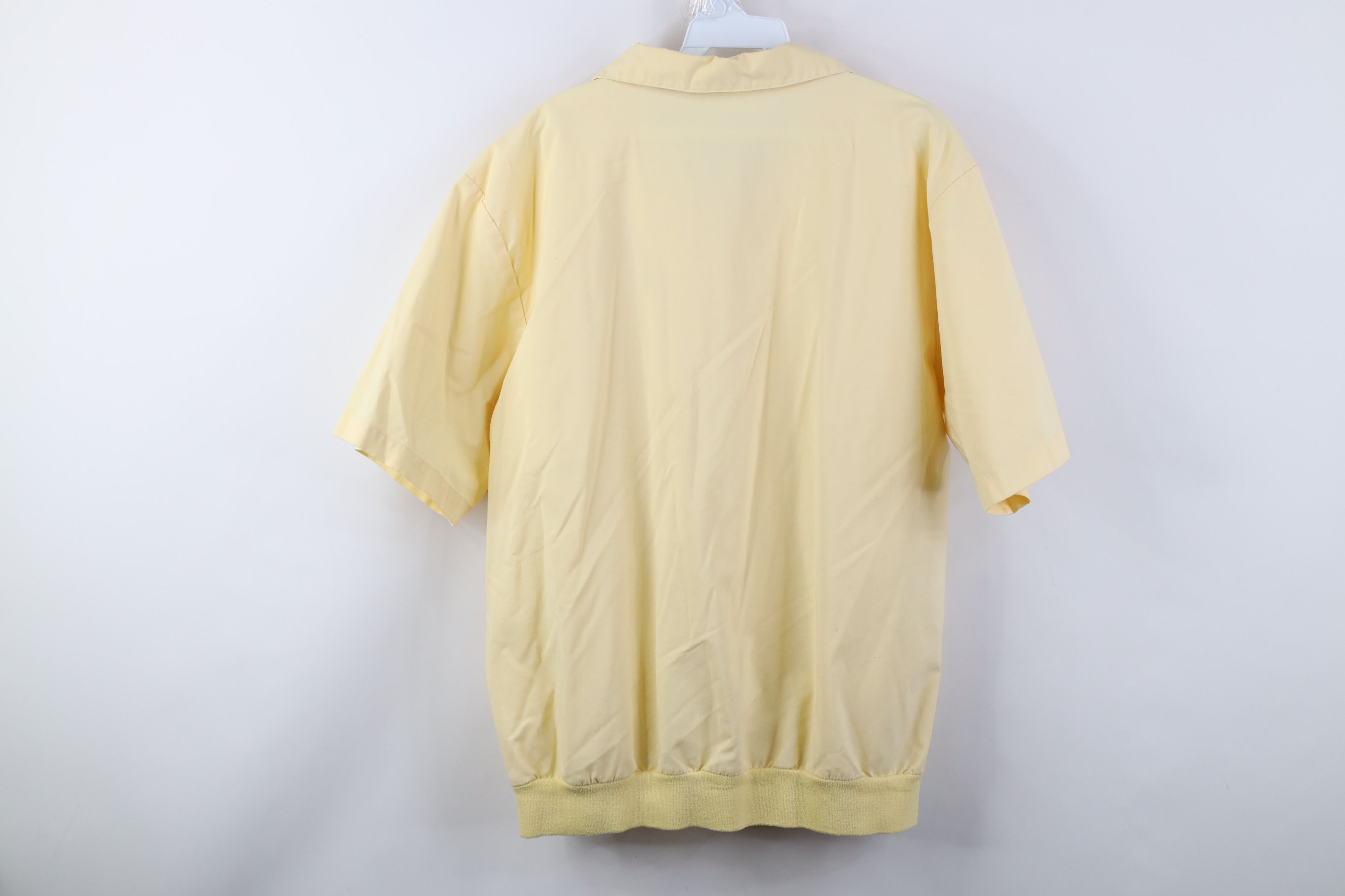 Vintage Vintage 90s Streetwear Short Sleeve Full Zip Shirt Jacket Size US L / EU 52-54 / 3 - 14 Thumbnail