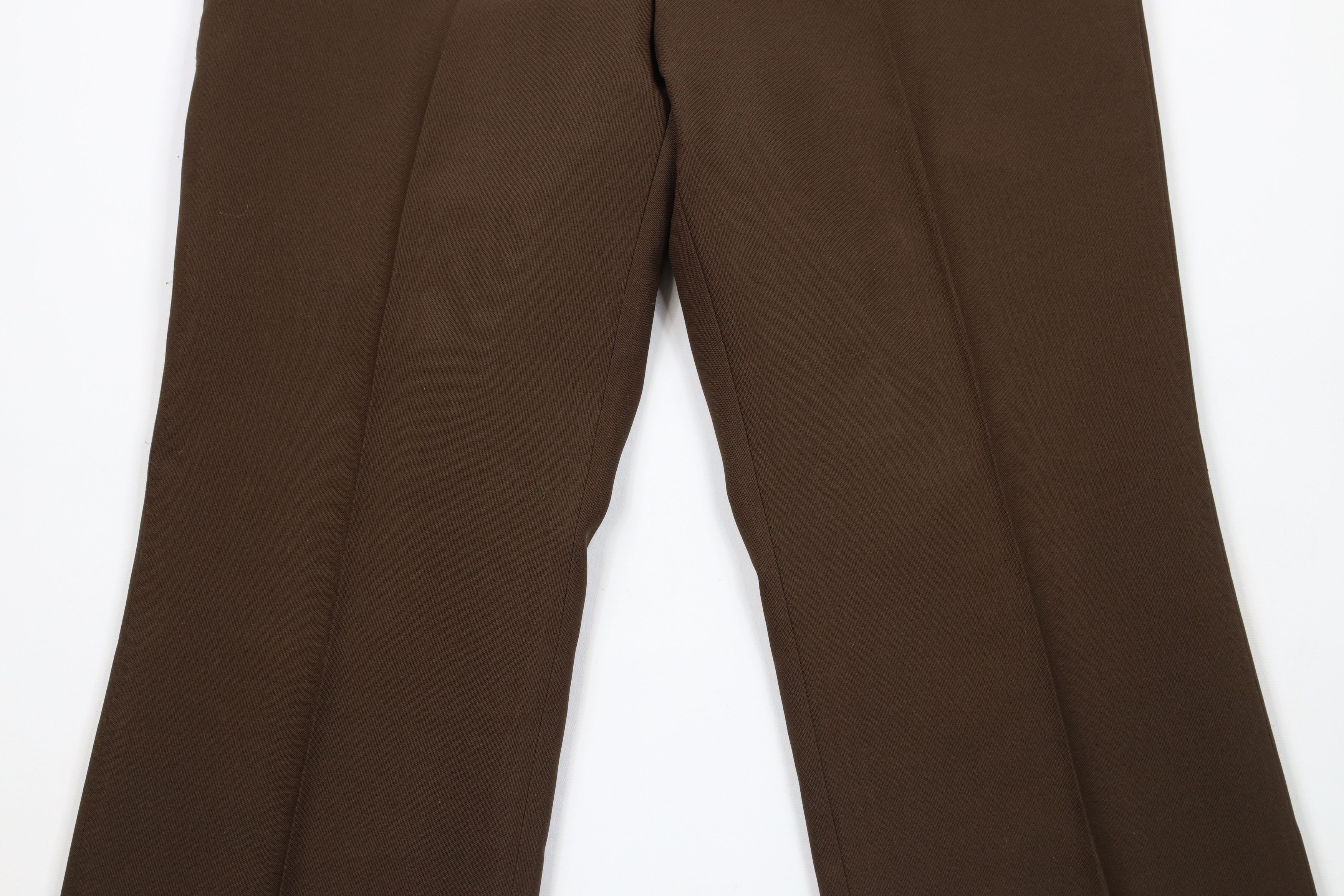 Vintage Vintage 70s Streetwear Bell Bottoms Chino Pants Brown USA Size US 34 / EU 50 - 3 Thumbnail