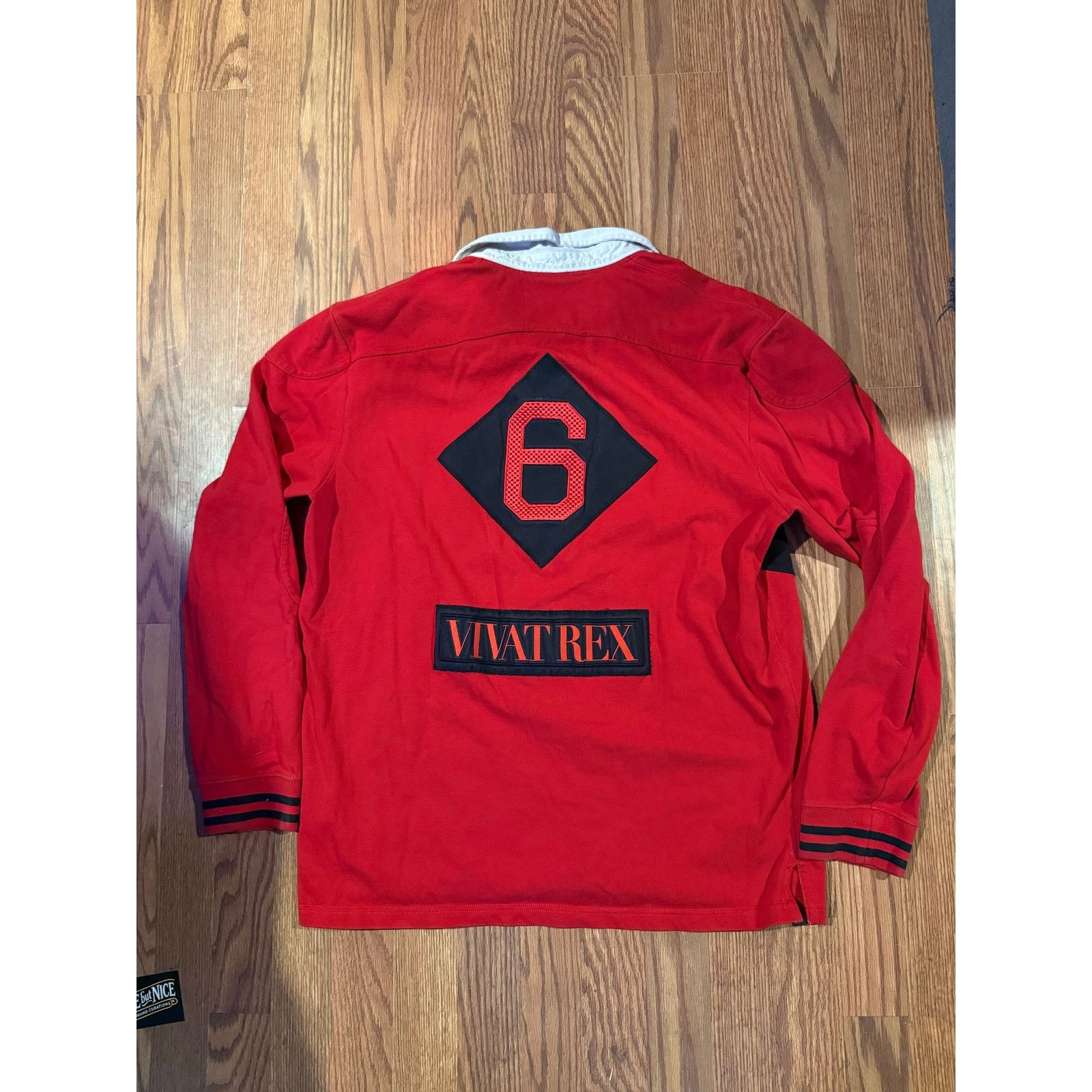 Nike True Vintage Nike Longsleeve Rugby Size US L / EU 52-54 / 3 - 5 Thumbnail
