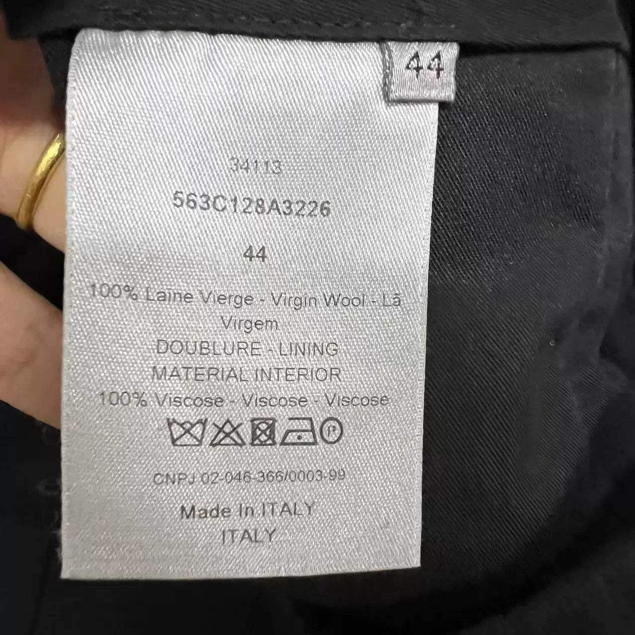 Dior Dior Black Trousers Size US 28 / EU 44 - 5 Thumbnail