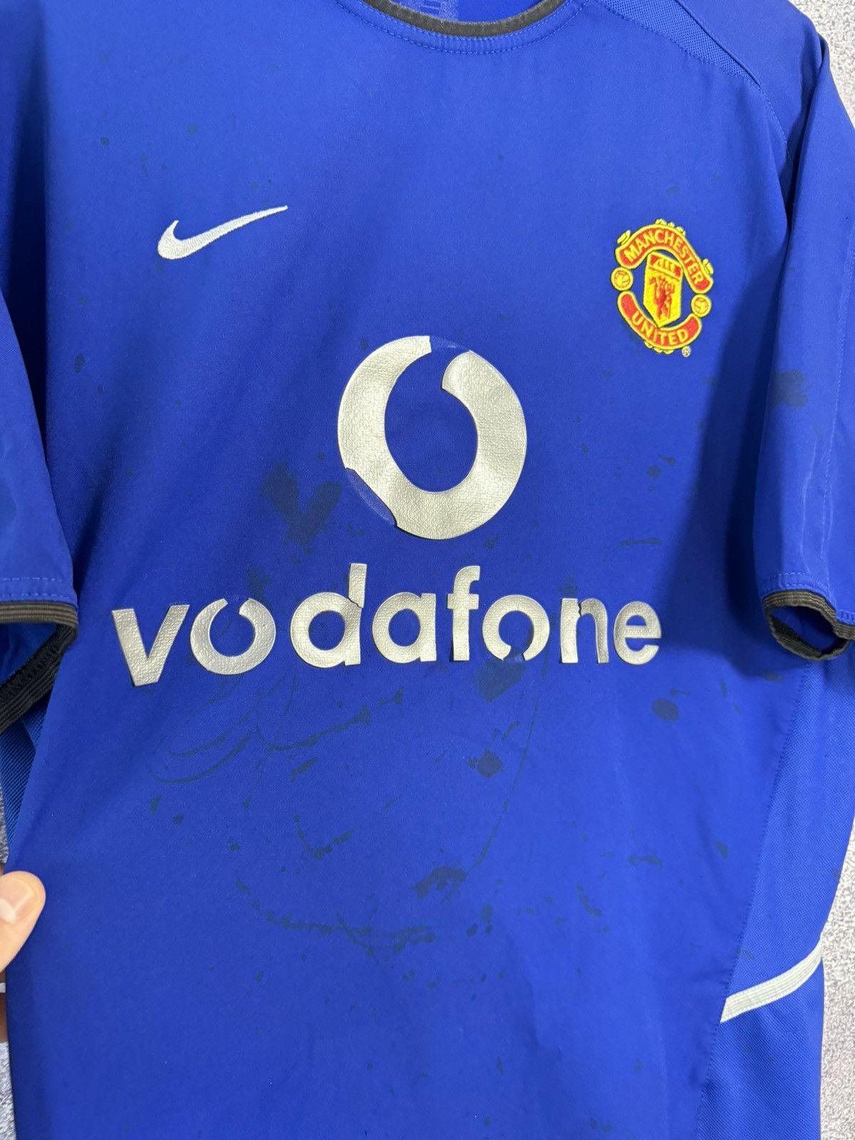 Nike × Vintage Faded Vintage Manchester United 2002/03 Nike Jersey M size Size US M / EU 48-50 / 2 - 10 Thumbnail
