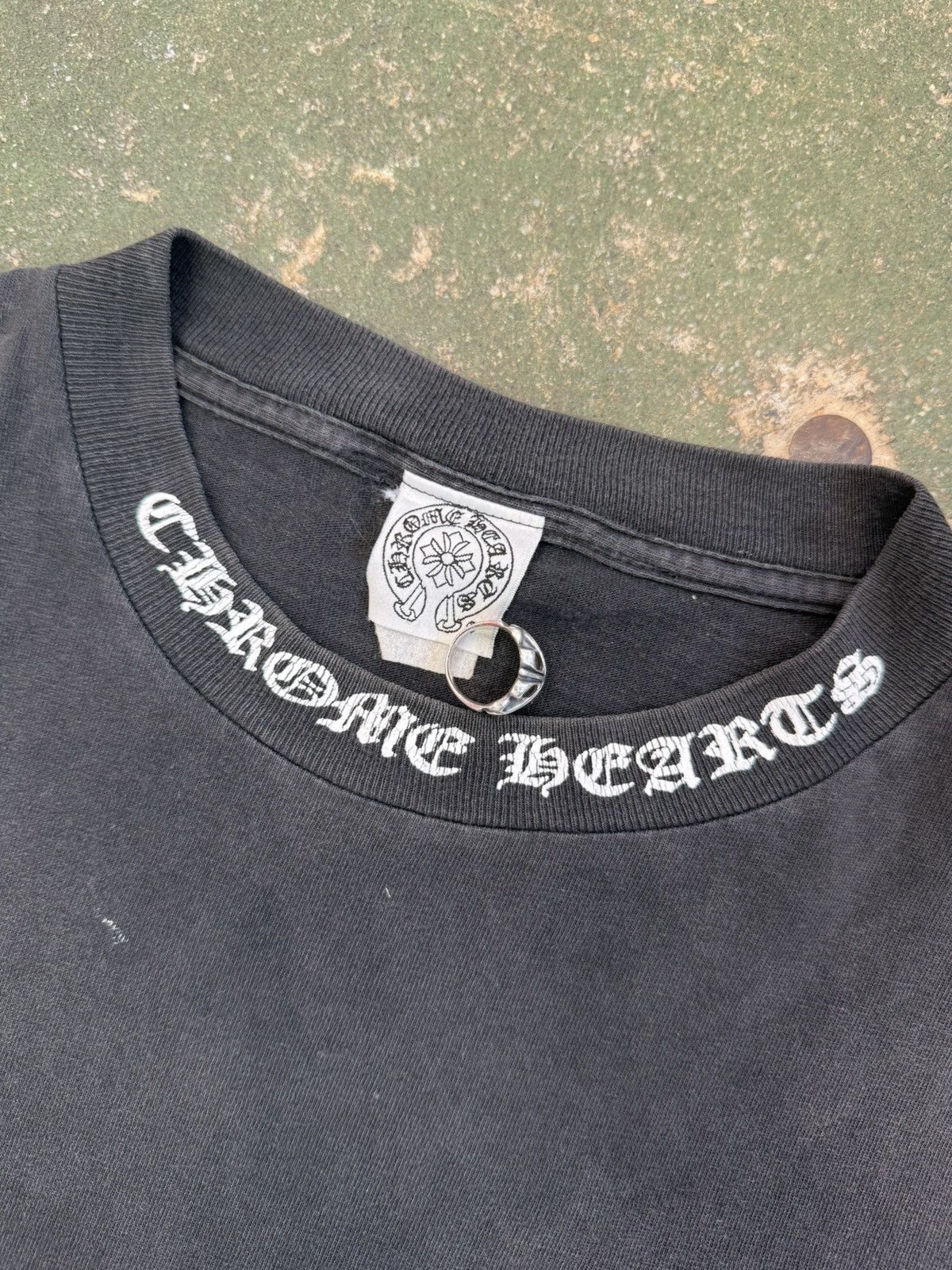 Chrome Hearts Vintage 2000s Chrome Hearts “Dagger Collar Tee” Size US M / EU 48-50 / 2 - 5 Thumbnail