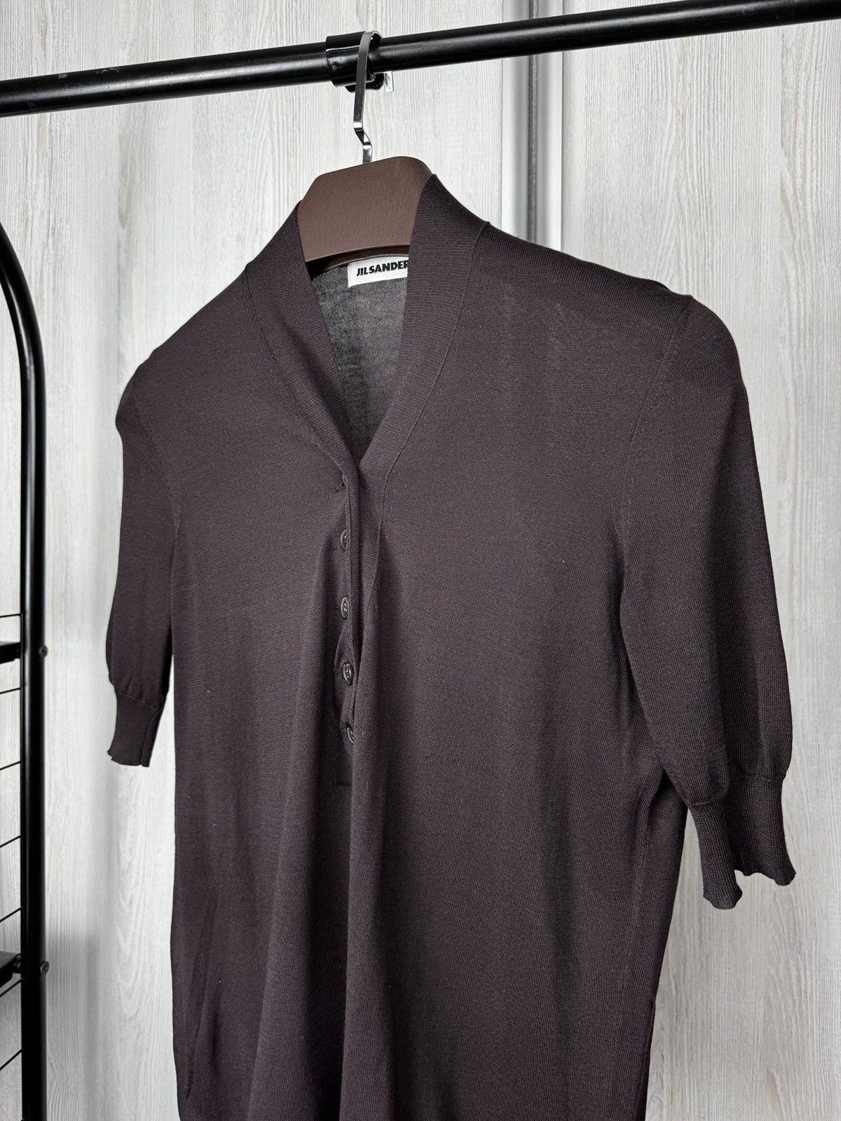 Jil Sander Jil Sander rare 2 pieces set brown wool sweater cardigan Size M / US 6-8 / IT 42-44 - 16 Thumbnail