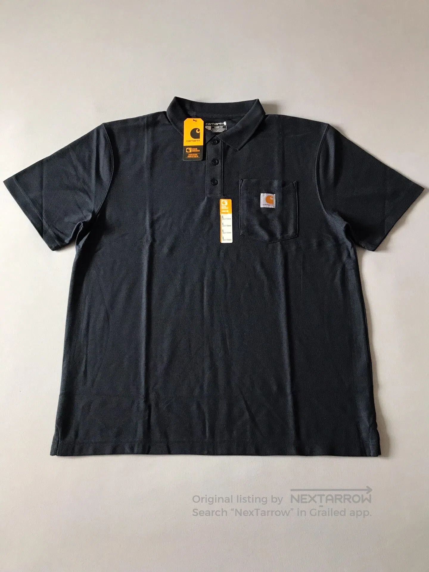 Carhartt Carhartt K570 Navy Short Sleeve Polo. Size US L / EU 52-54 / 3 - 1 Thumbnail