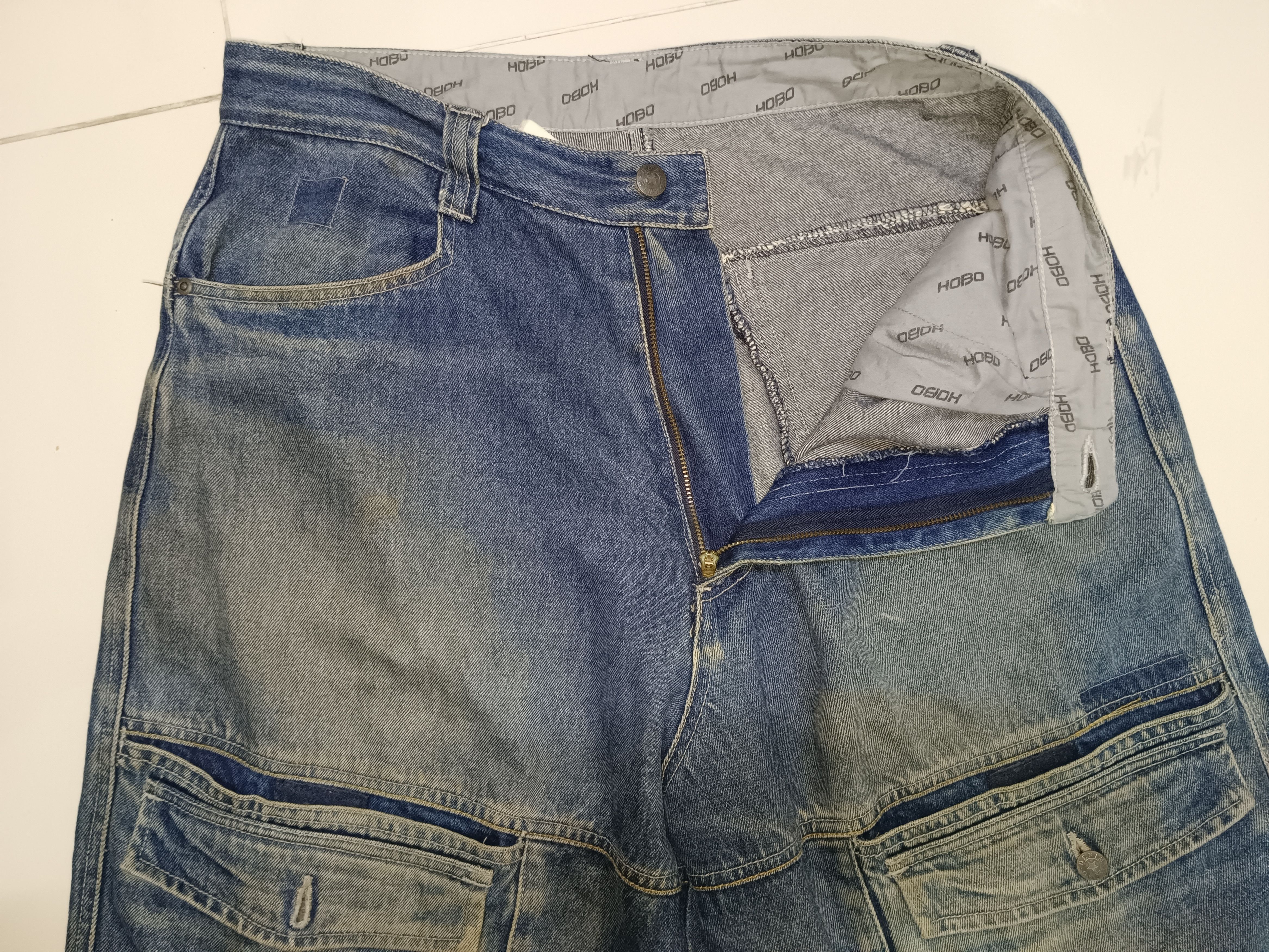 Japanese Brand Vintage Hobo Baggy hiphop Jeans Size US 34 / EU 50 - 12 Thumbnail