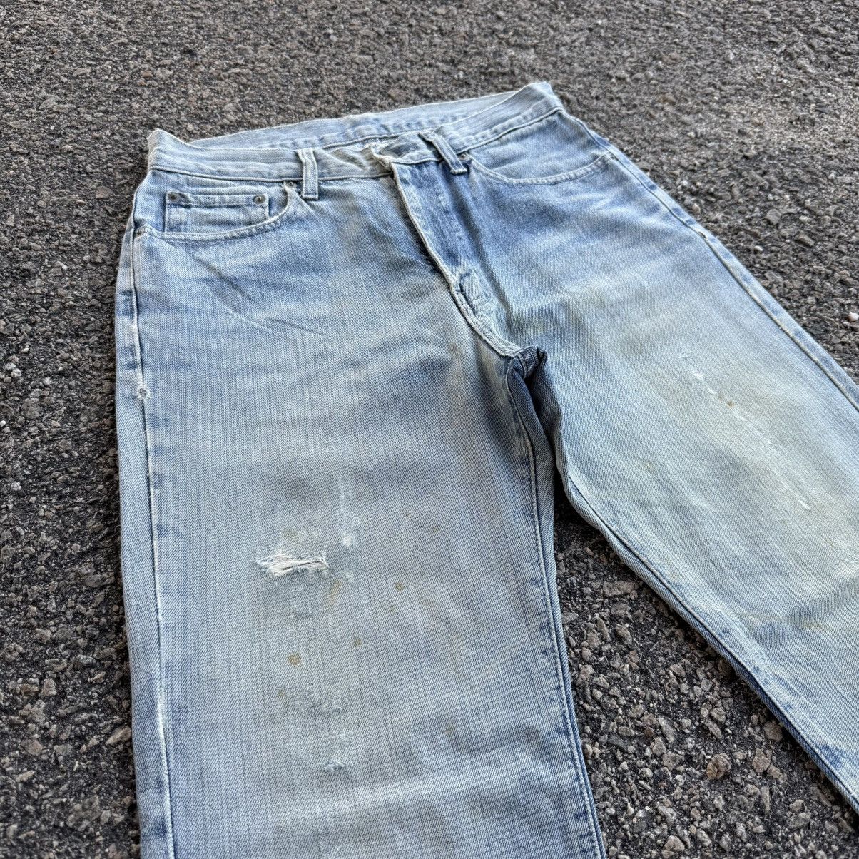 Japanese Brand VINTAGE JAPANASE STRAIGHT FADED JEAN DENIM PANTS Size US 31 - 5 Thumbnail